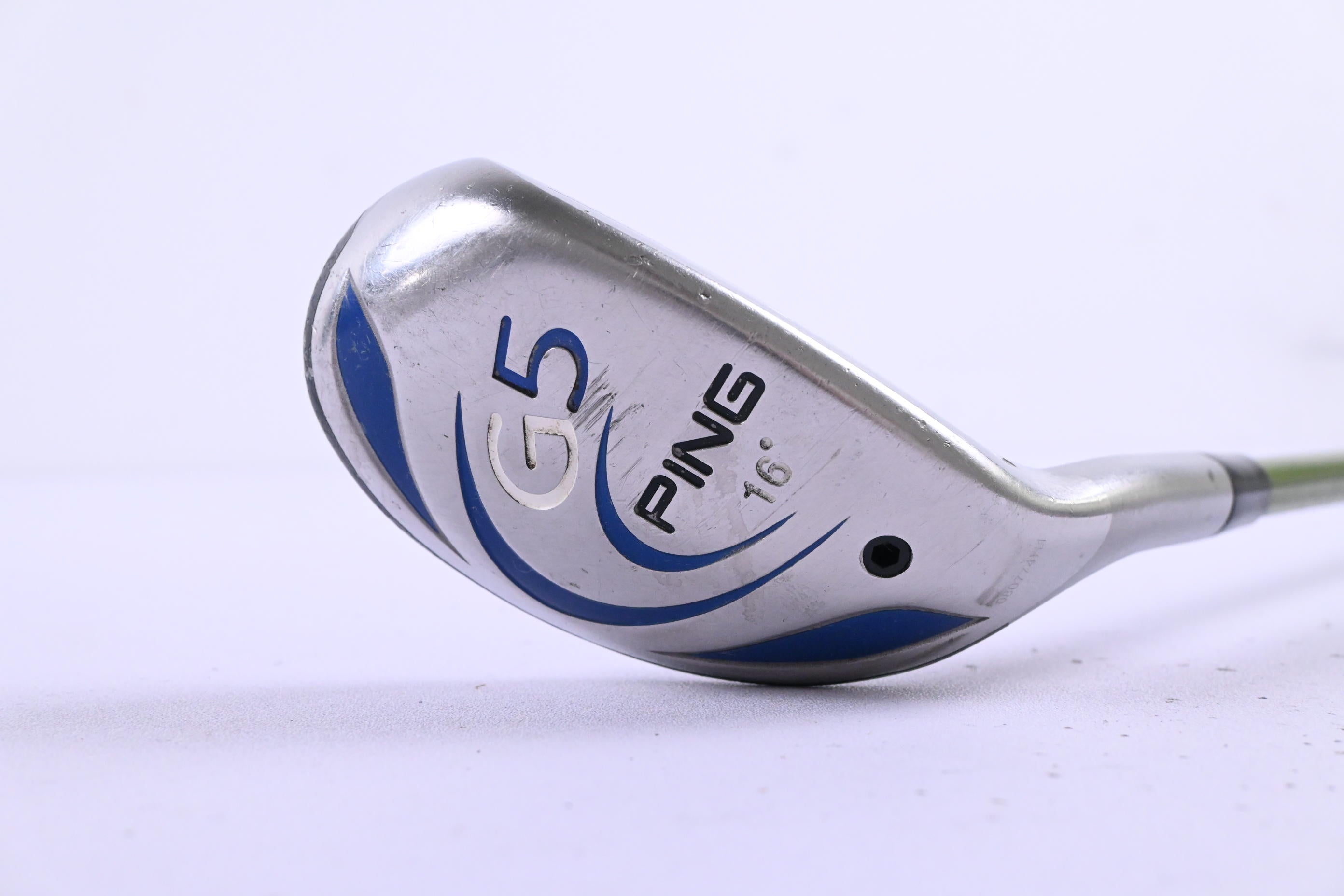 Ping G5 #2 Hybrid / 16 Degree / Stiff Flex Aldila NV Green 85 Shaft