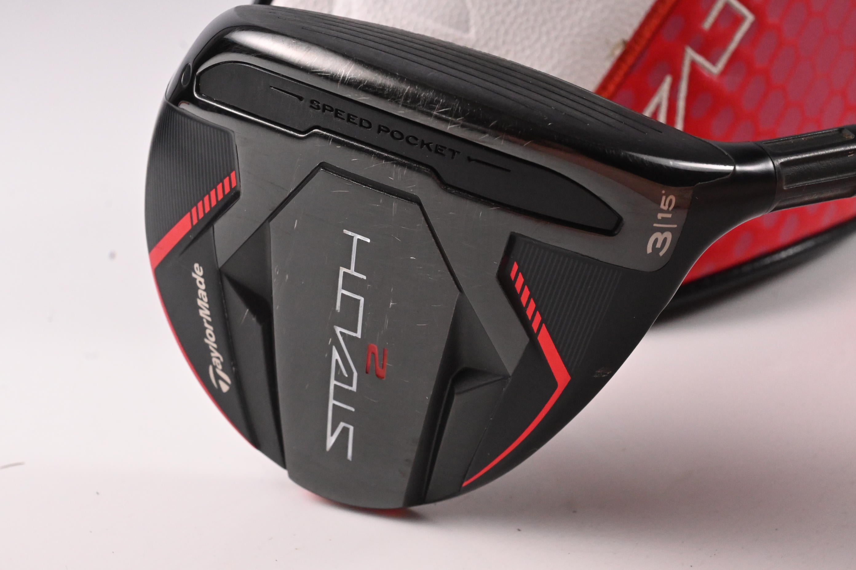 Taylormade Stealth 2 #3 Wood / 15 Degree / Stiff Flex Ventus TR Red 6 Shaft