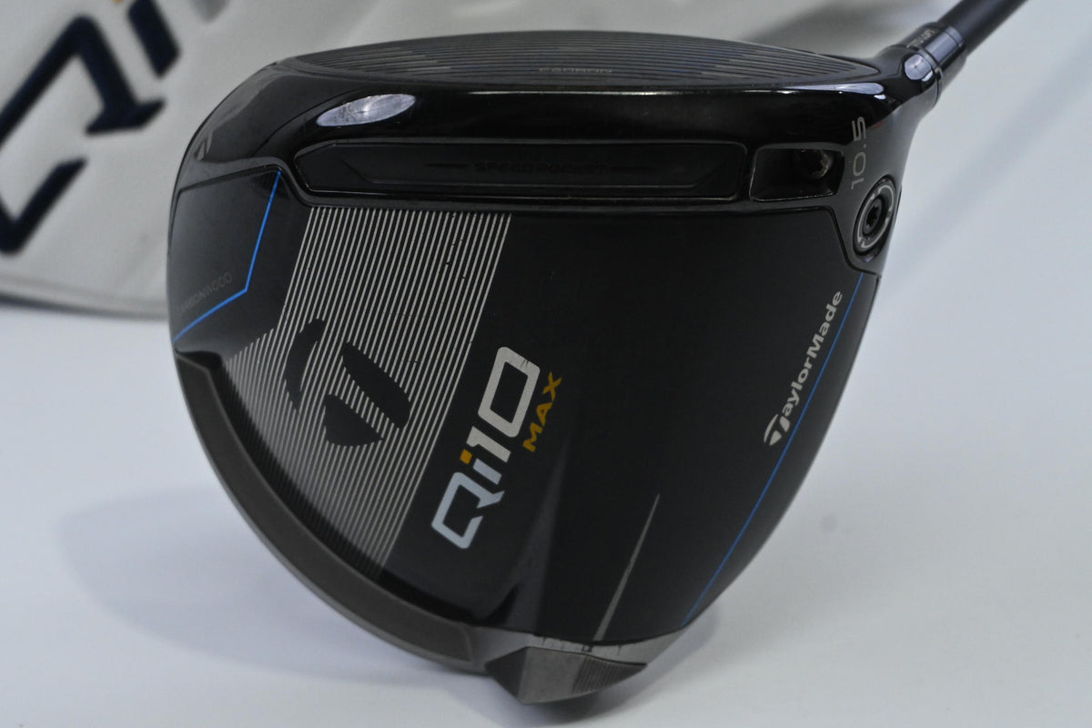 Taylormade Qi10 Max Driver / 10.5 Degree / Stiff Flex HZRDUS Gen5 Black 60 Shaft