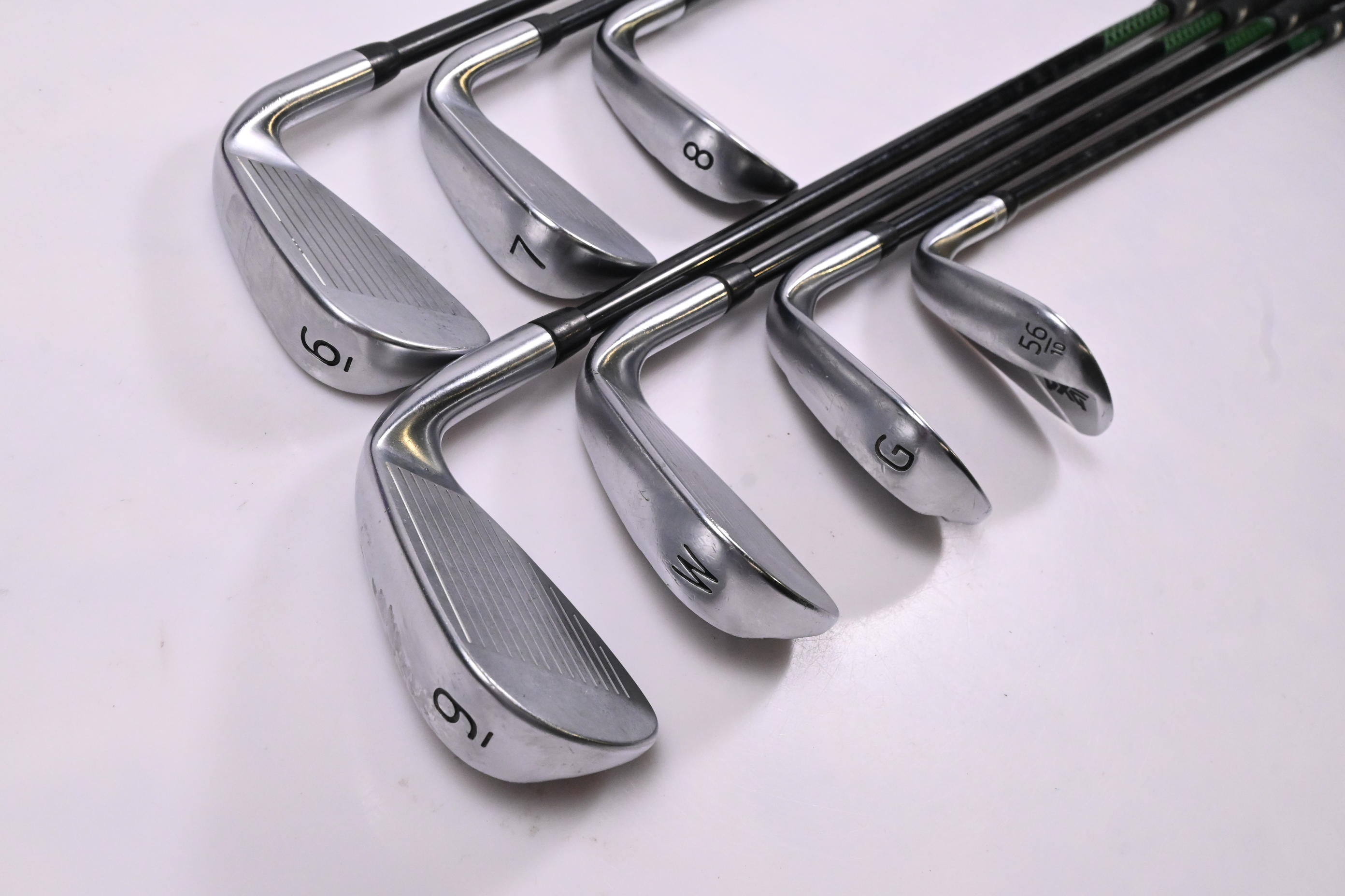 Left Hand PXG 0311 XP Gen4 Irons / 6-PW+GW+SW / Senior Flex Cypher 50 Shafts