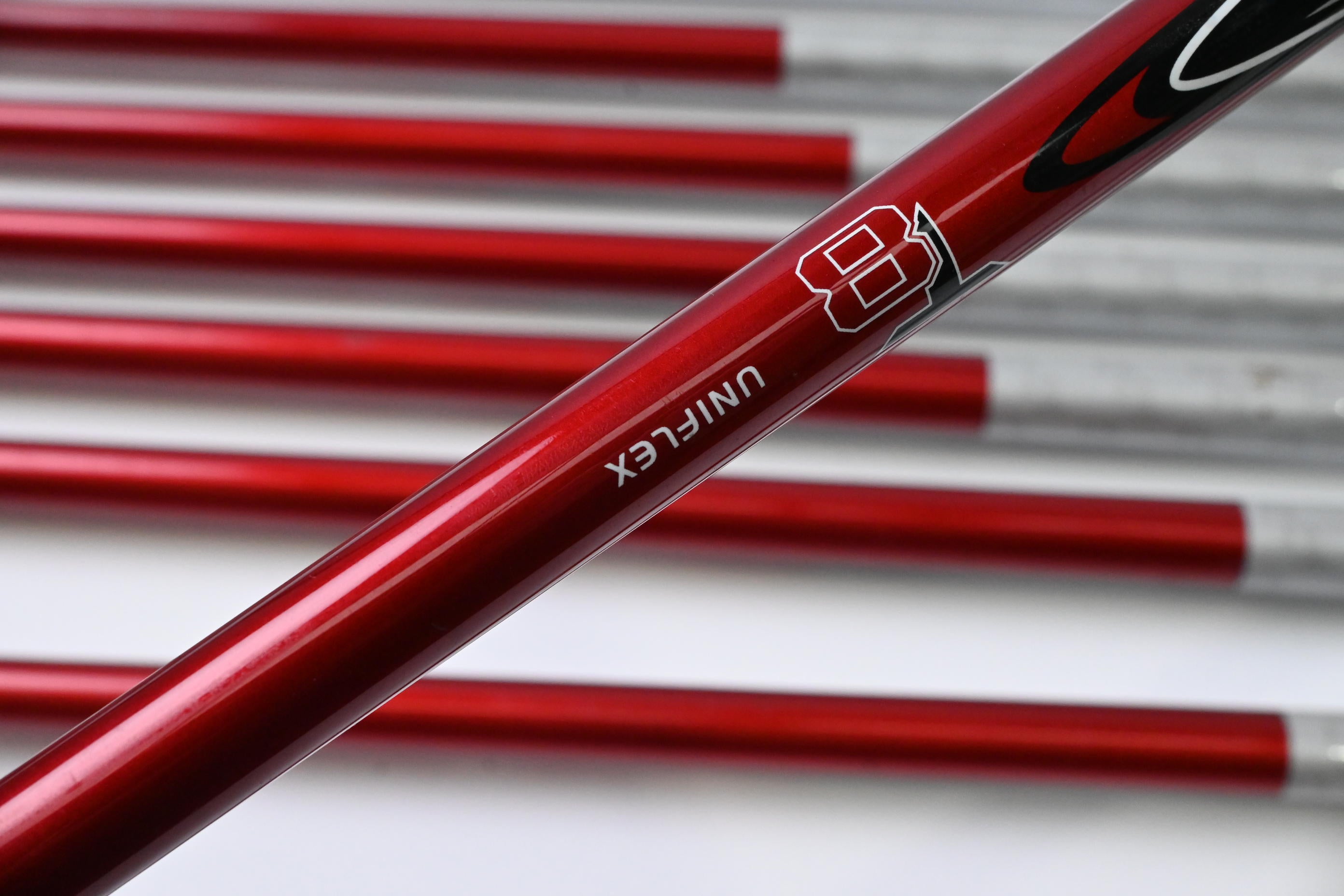 John Letters T8 Irons / 3H-4HY+5-PW+SW / Uniflex John Letters T8 Shafts