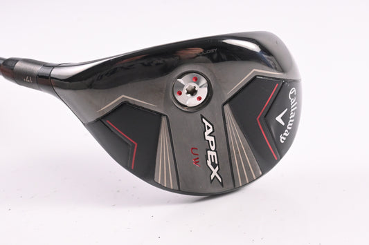 Left Hand Callaway Apex UW 24 #2 Hybrid / 17 Degree / Regular Flex Tensei AV 55