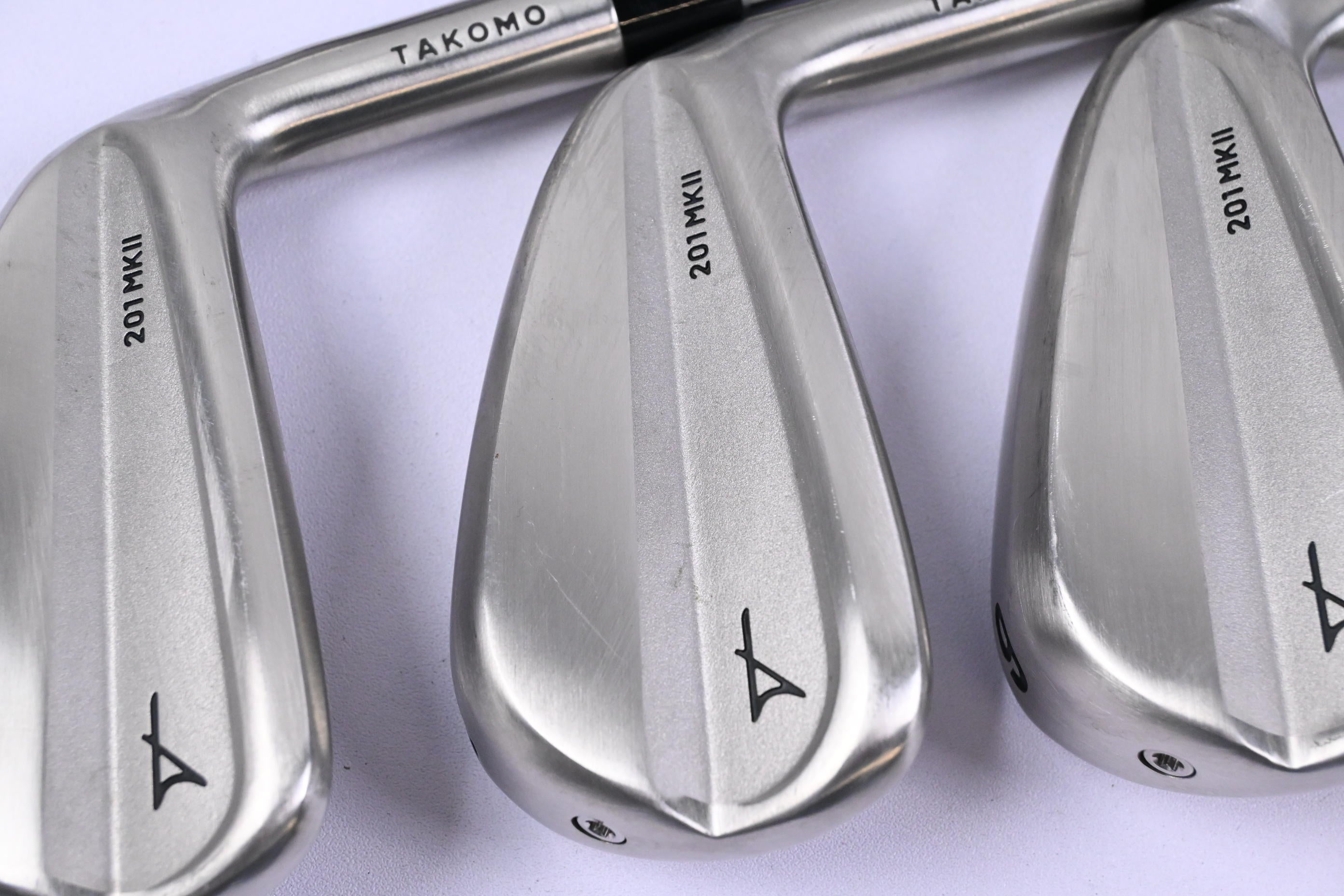 Takomo 201 MKII Irons / 4-PW / Stiff Flex KBS Tour 120 Shafts