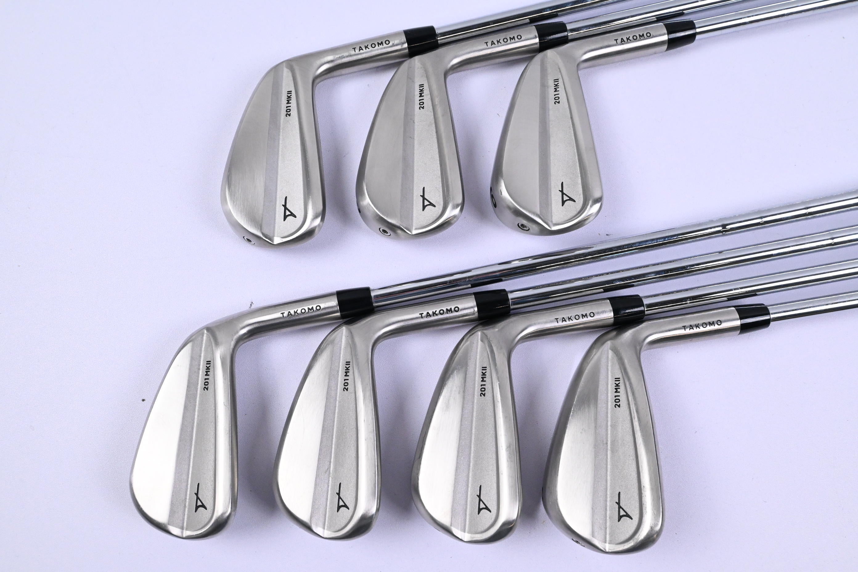 Takomo 201 MKII Irons / 4-PW / Stiff Flex KBS Tour 120 Shafts