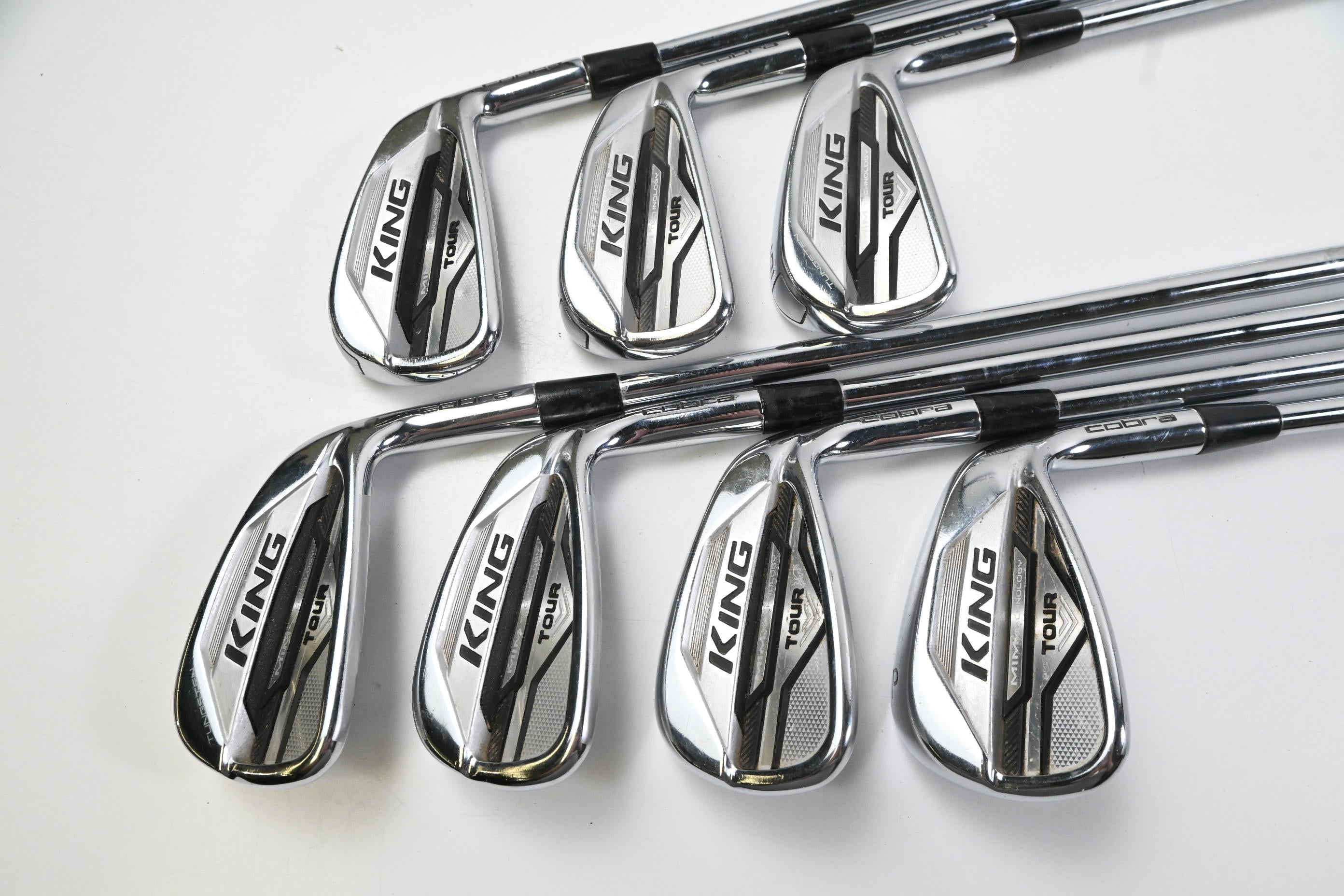 Cobra King Tour 2020 Irons / 4-PW / Stiff Flex KBS $-Taper 120 Shafts