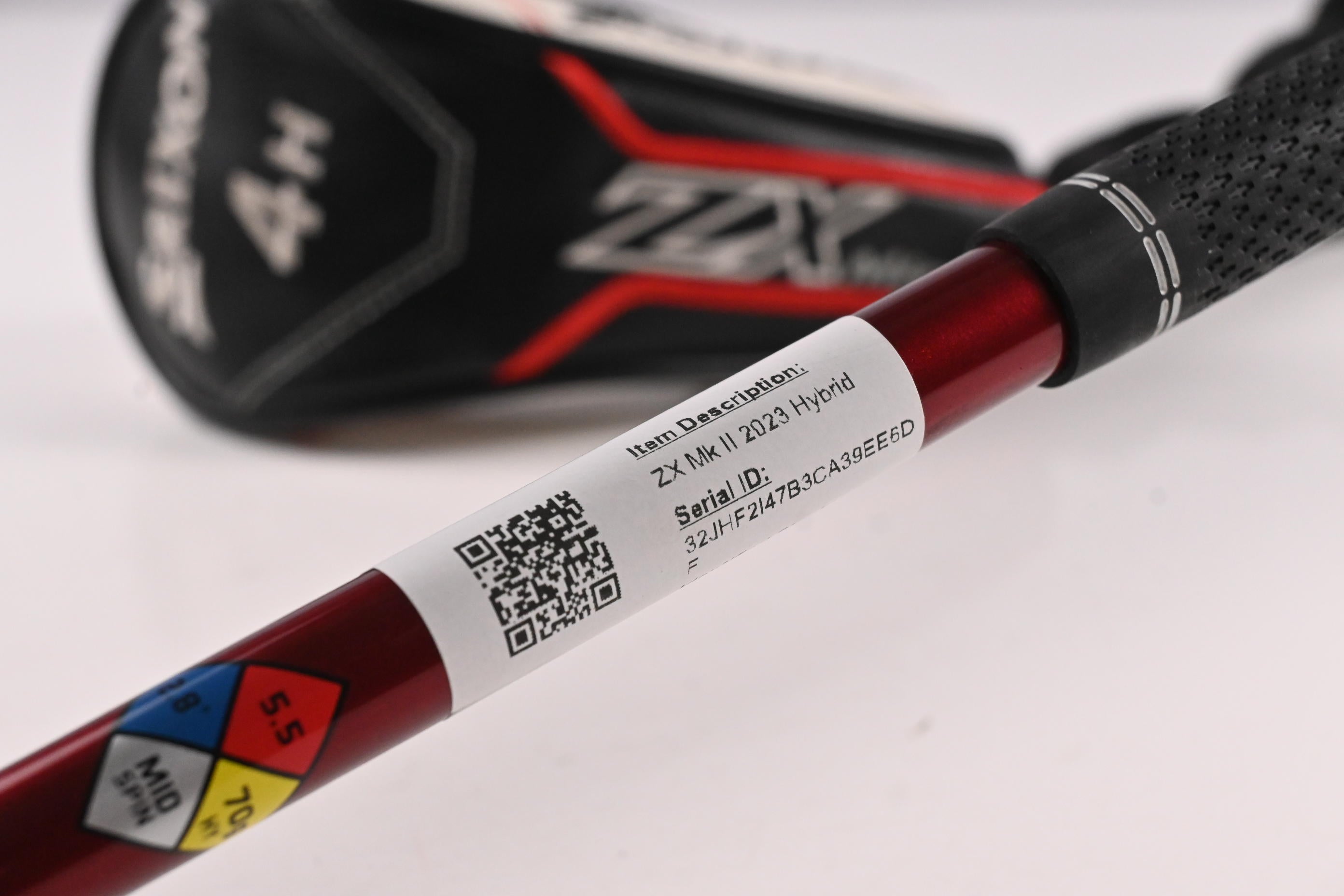 Left Hand Srixon ZX Mk II 2023 #4 Hybrid / 22 Degree / Regular Flex HZRDUS RDX