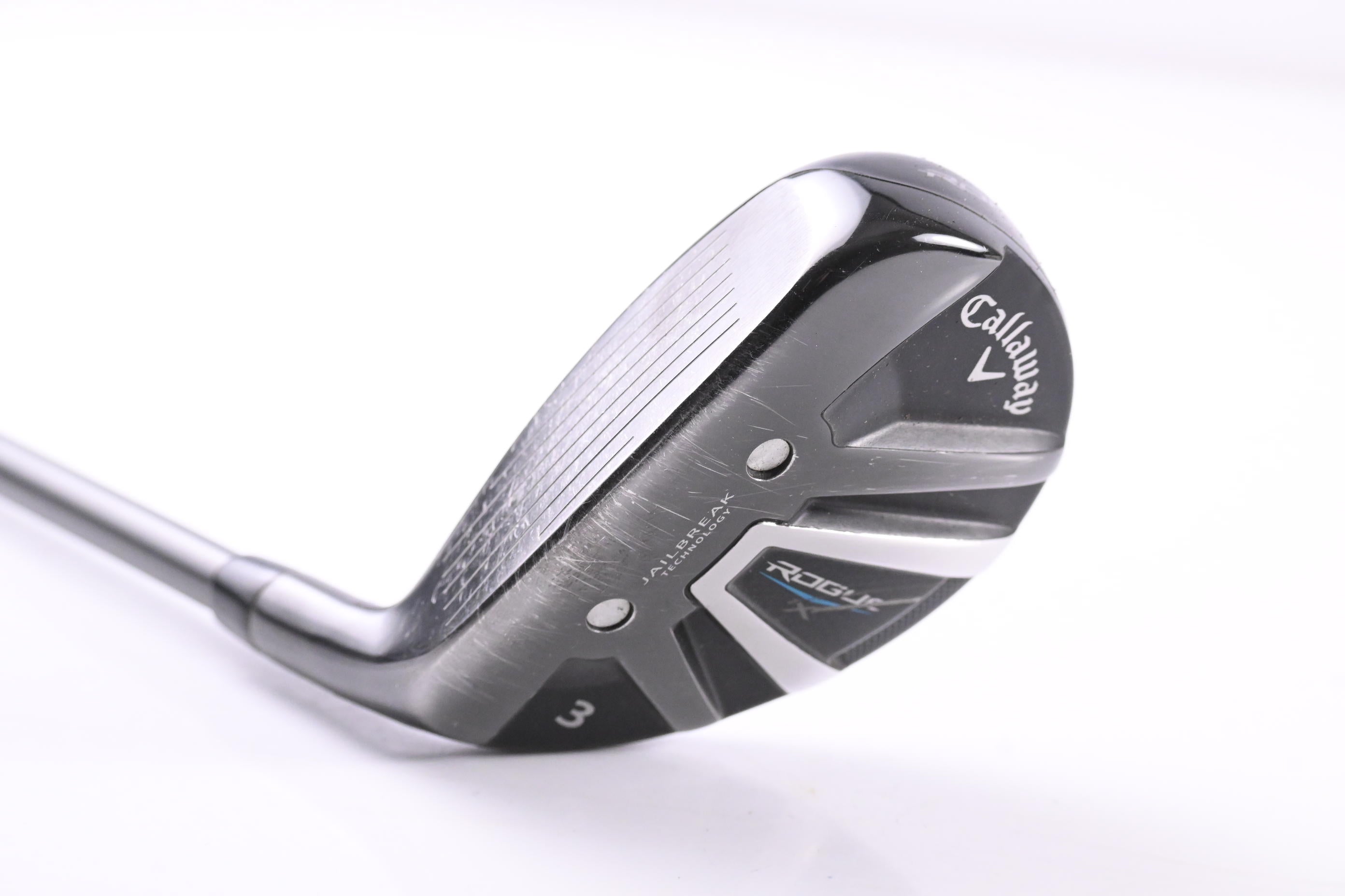 Left Hand Callaway Rogue X #3 Hybrid / 18 Degree / Regular Flex Aldila Synergy