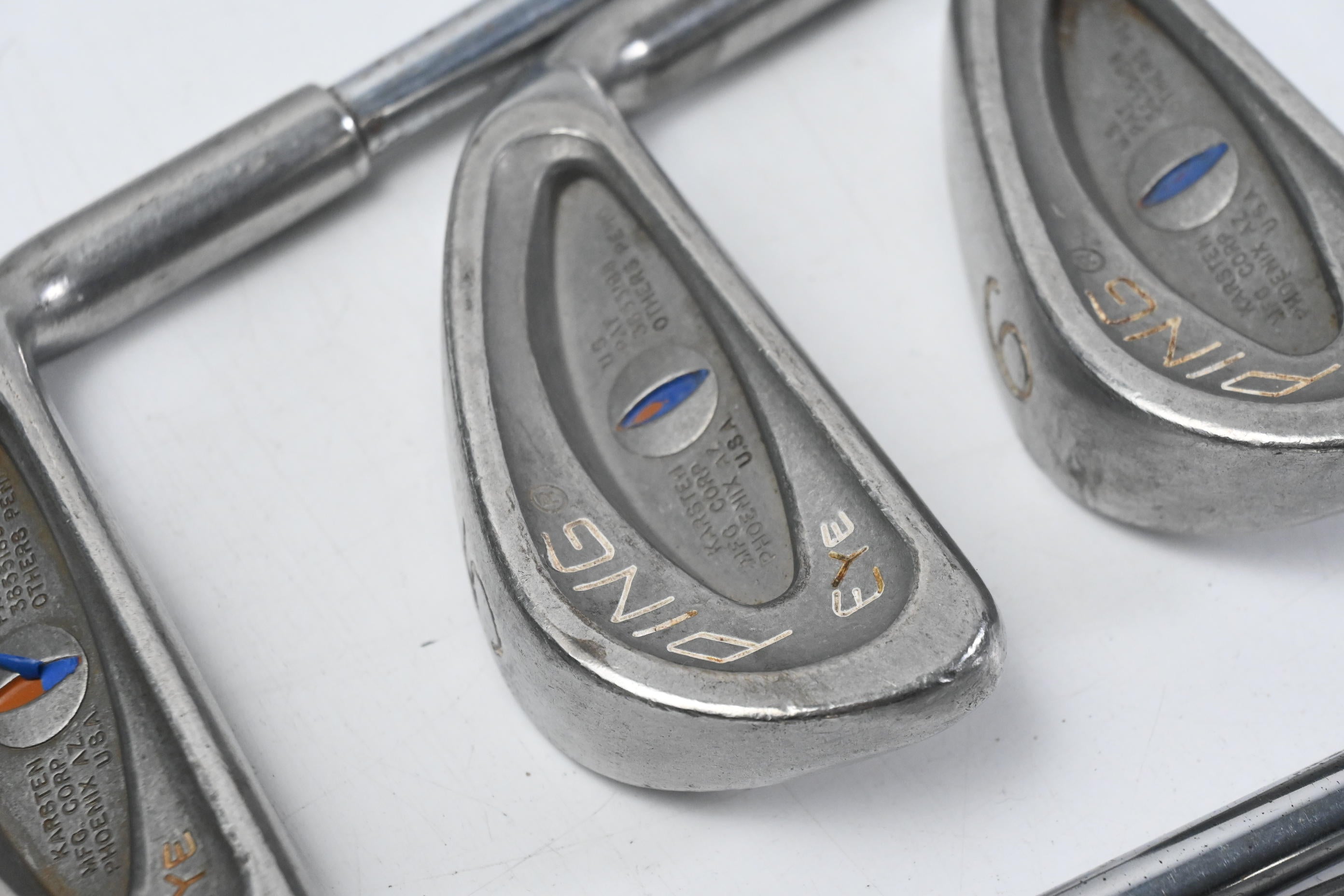 Ping Eye Irons / 4-PW / Blue Dot / Stiff Flex Ping Karsten Shafts