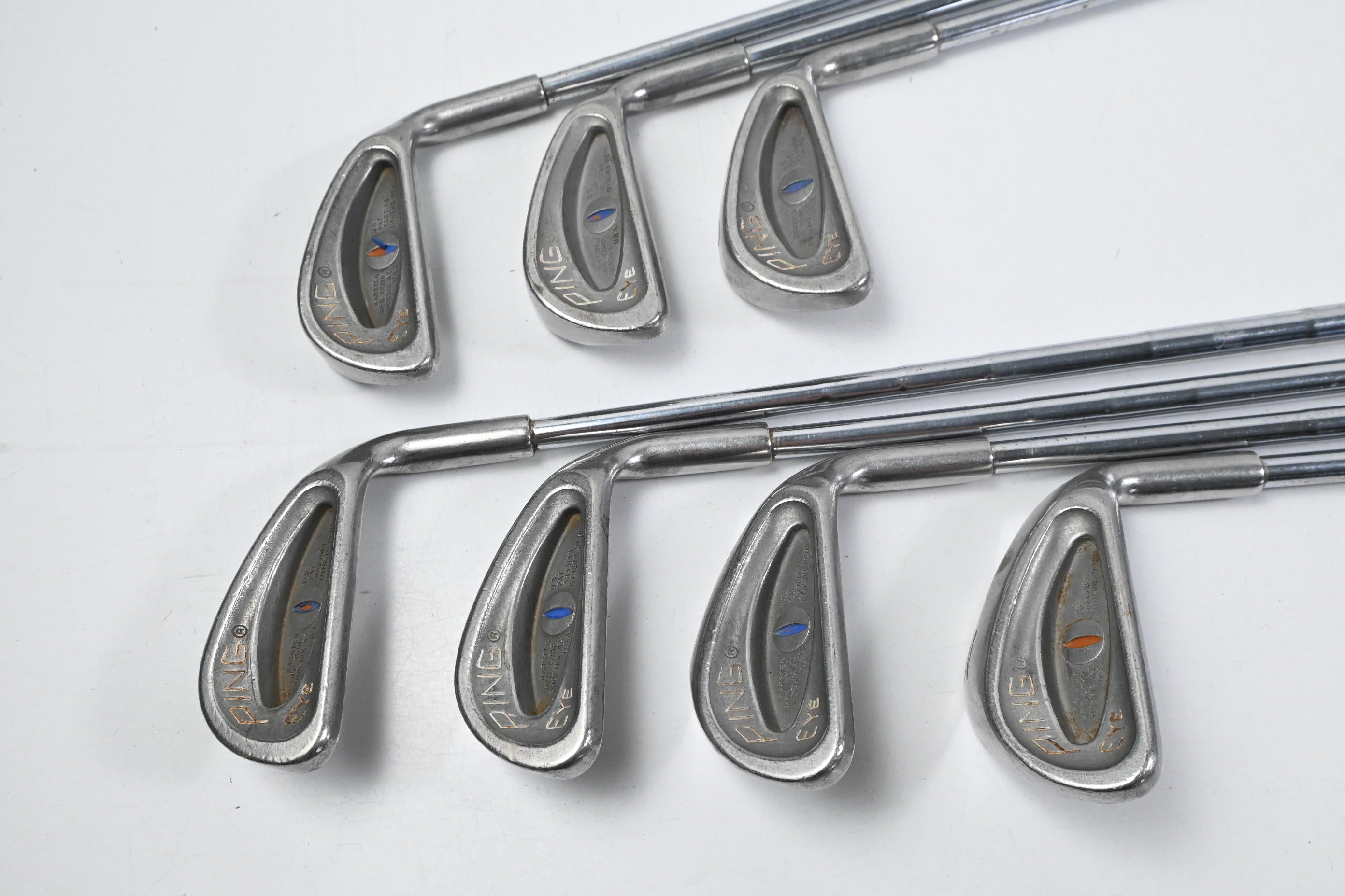 Ping Eye Irons / 4-PW / Blue Dot / Stiff Flex Ping Karsten Shafts