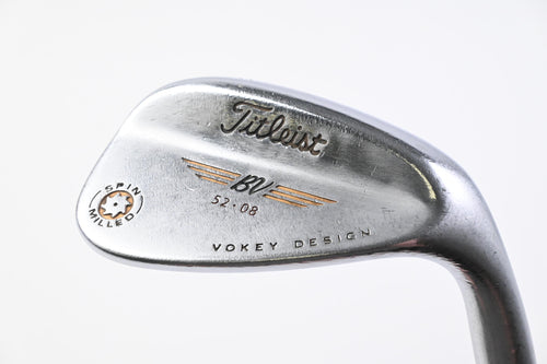 Titleist Vokey Spin Milled 2007 Gap Wedge / 52 Degree / Wedge Flex Steel Shaft