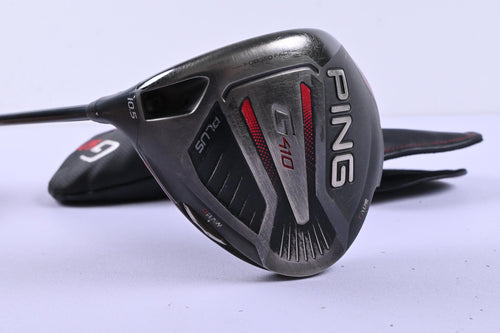 Left Hand Ping G410 Plus Driver / 10.5 Degree / Stiff Flex Ping Alta CB Red 55