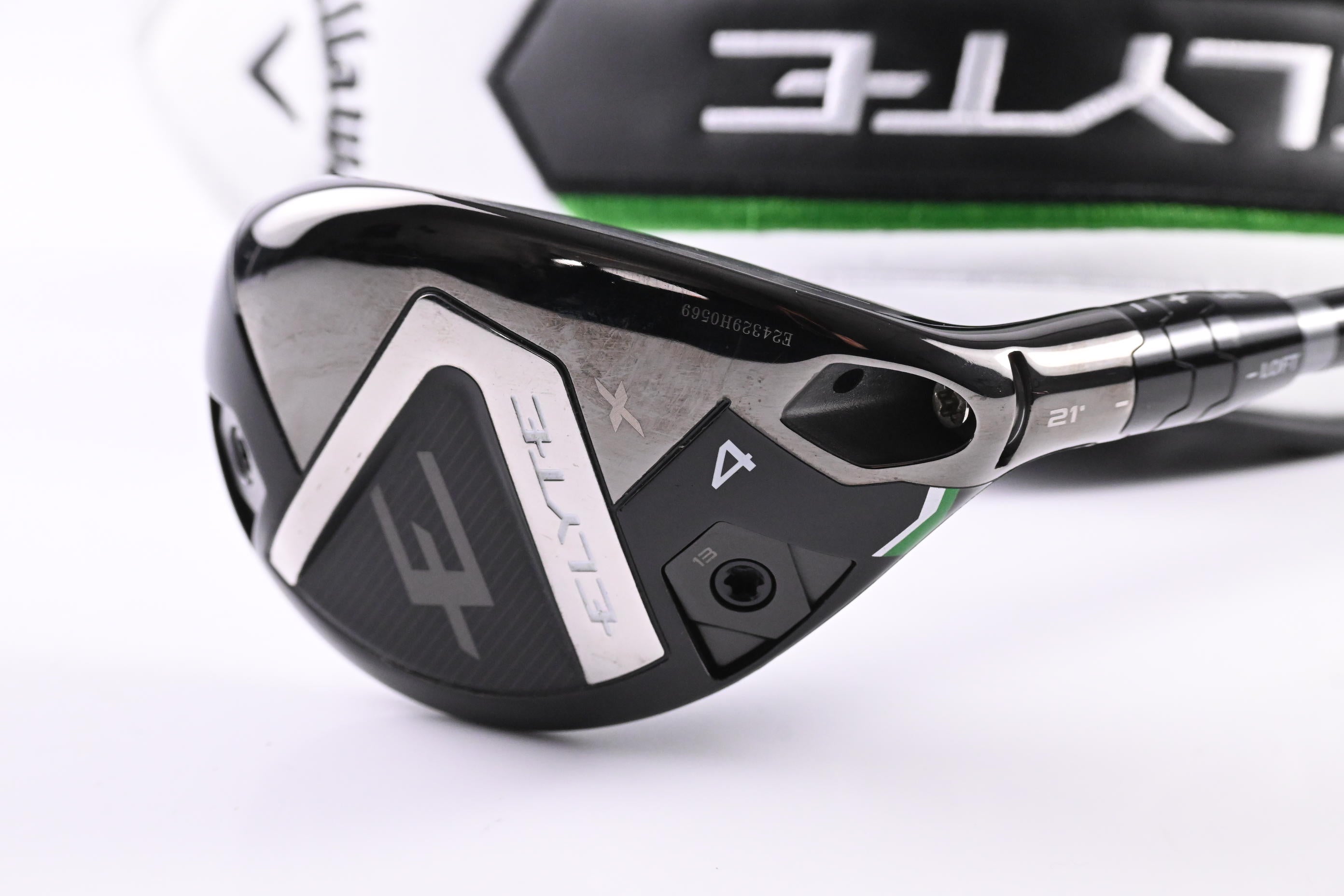 Callaway Elyte X #4 Hybrid / 21 Degree / Regular Flex Denali Charcoal 60 Shaft