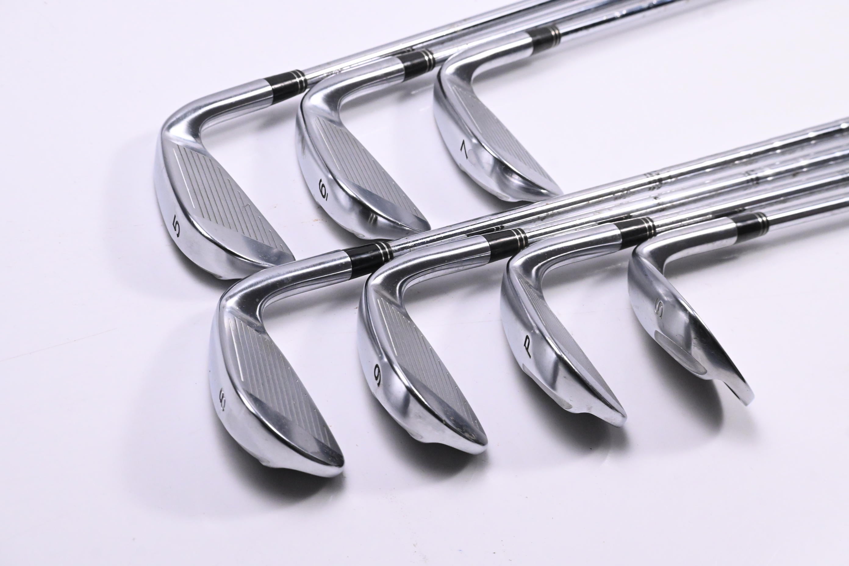 Left Hand Taylormade Tour Burner Irons / 5-PW-SW / Regular Flex Taylormade Shafts