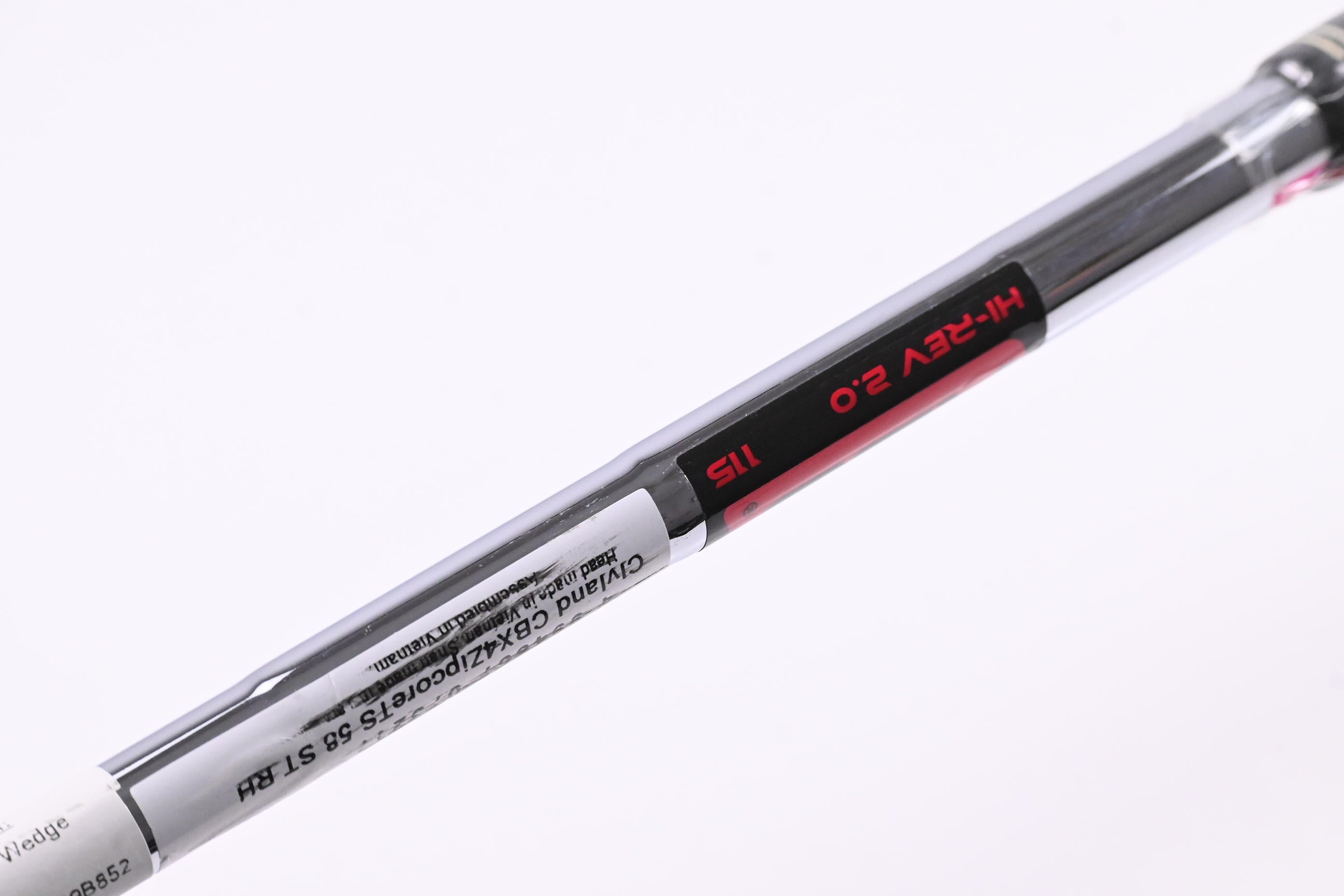 Cleveland CBX 4 Zipcore Lob Wedge / 58 Degree / Wedge Flex KBS Hi-Rev 2.0 115