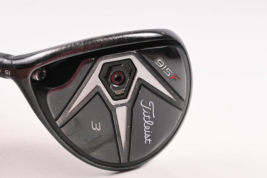 Left Hand Titleist 913 F #3 Wood / 15 Degree / Regular Flex Diamana S+ Blue 70