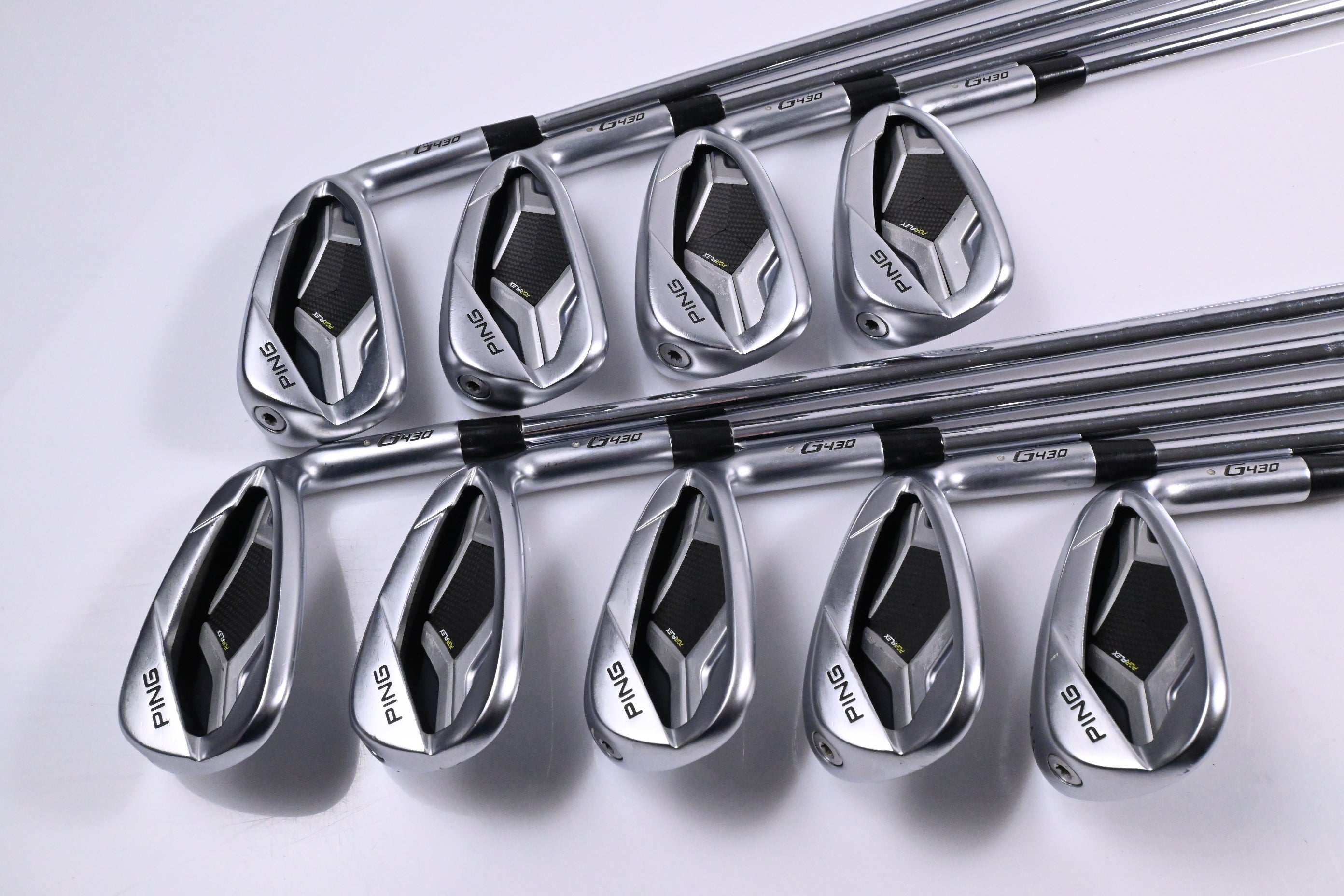 Ping G430 Irons / 6-PW+45+50+54+58 / Silver Dot / Regular Flex N.S.Pro Modus³