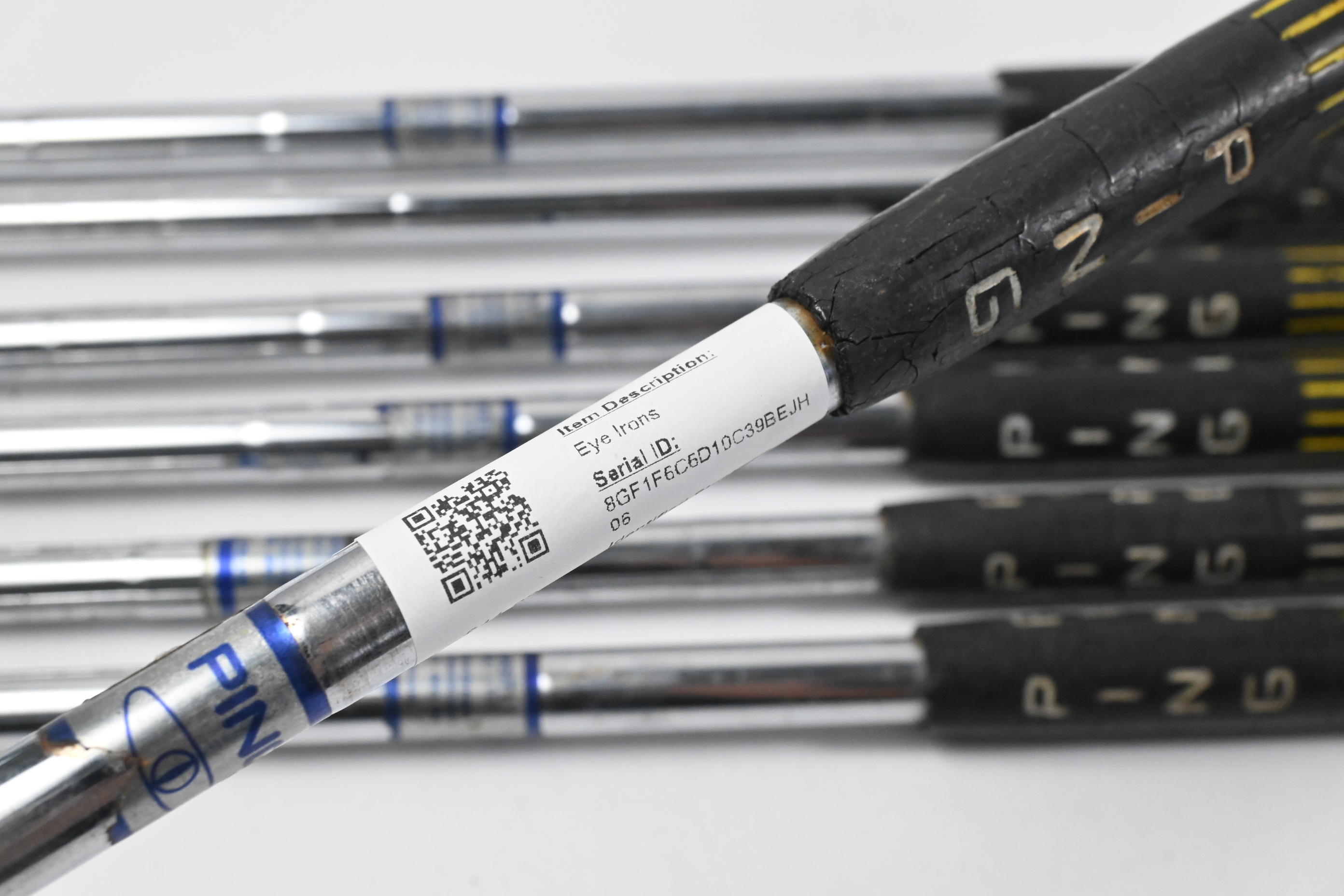 Ping Eye Irons / 4-PW / Blue Dot / Stiff Flex Ping Karsten Shafts