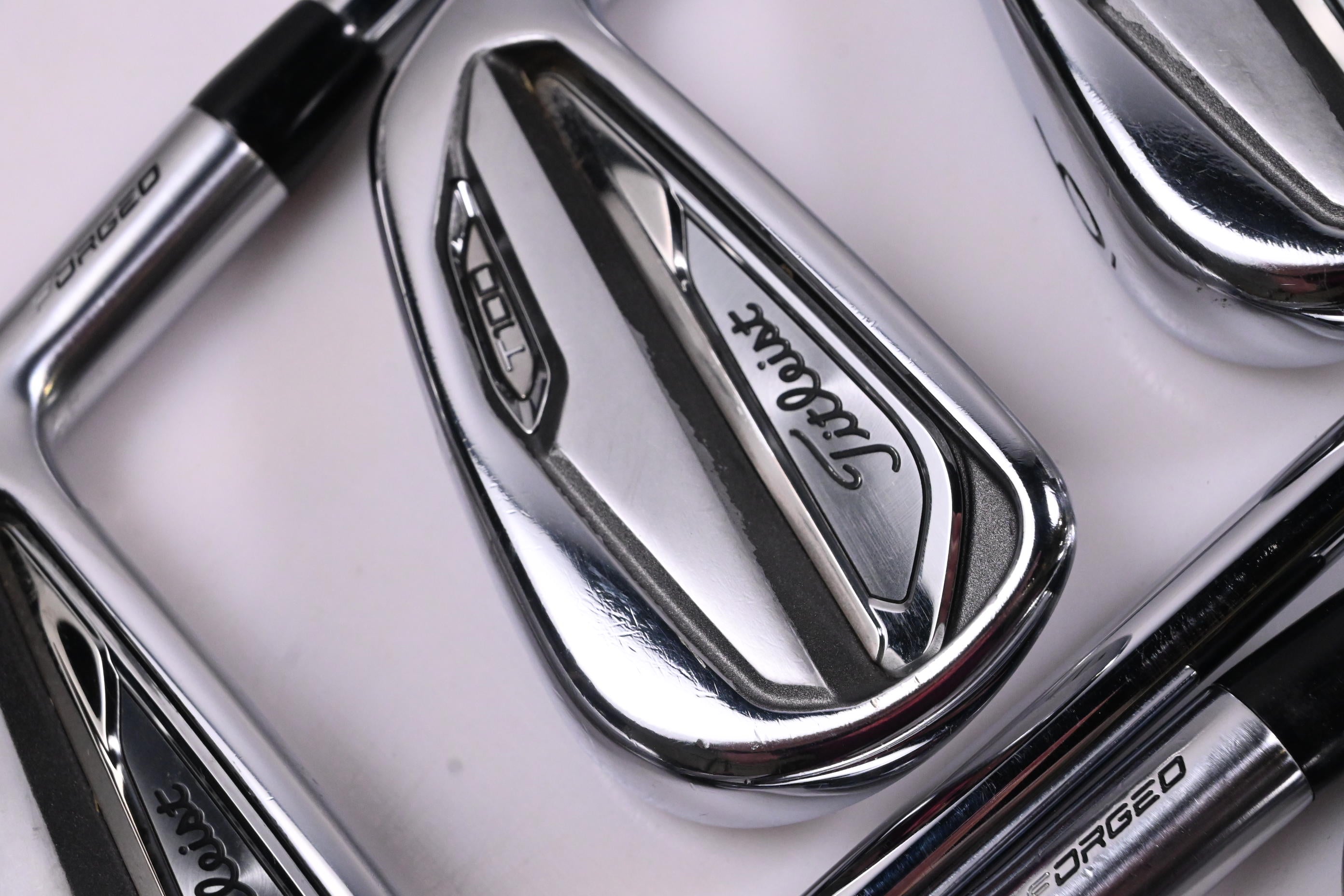 Titleist T100 2019 Irons / 4-PW / Stiff Flex True Temper AMT Black S300 Shafts