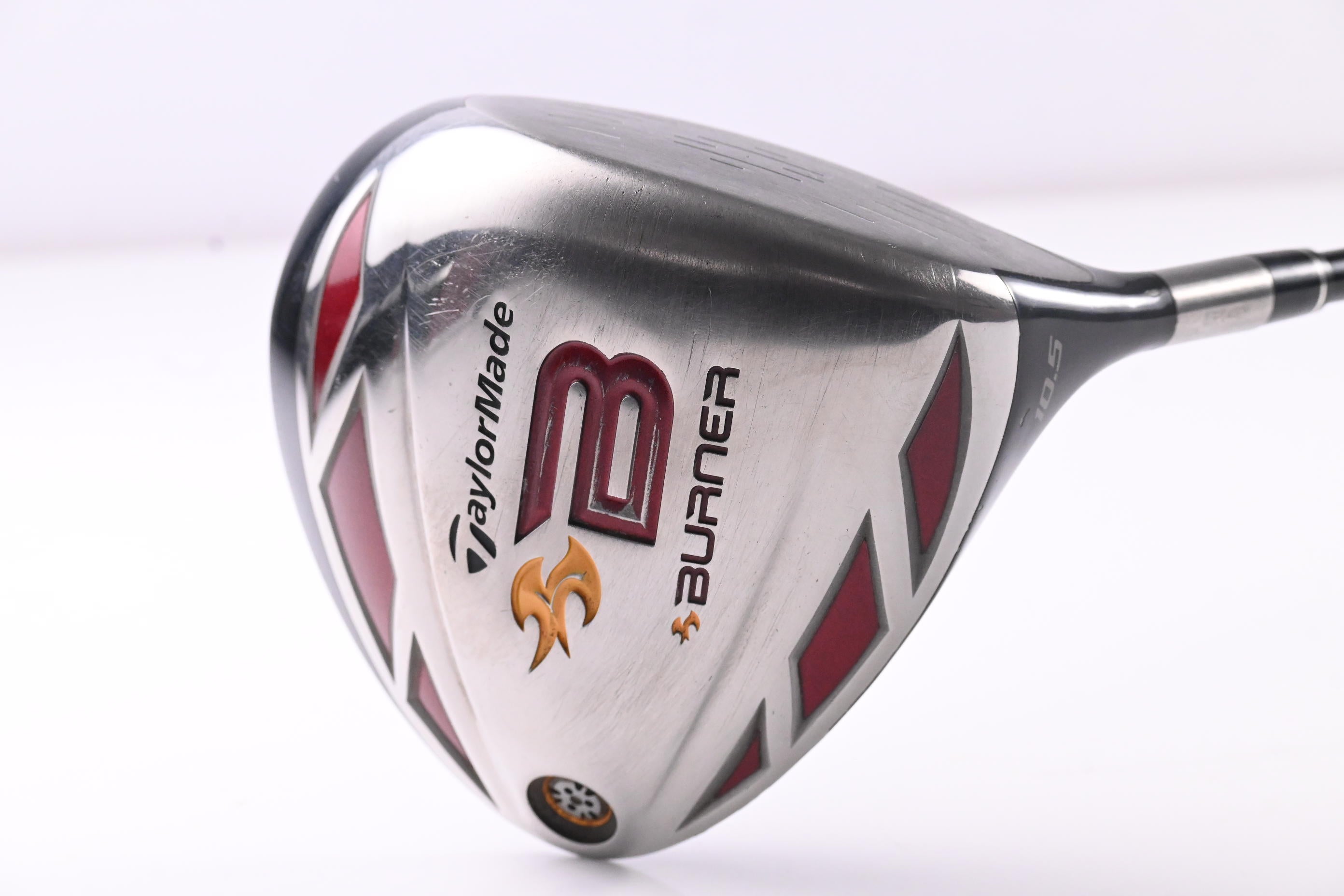 Taylormade Burner 2008 Driver / 10.5 Degree / Regular Flex Burner REAX 49 Shaft