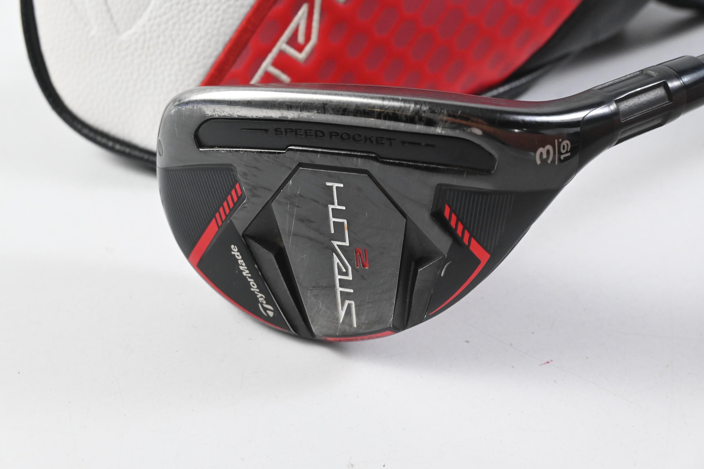 Taylormade Stealth 2 #3 Hybrid / 19 Degree / Stiff Flex Fujikura Ventus TR Red 7