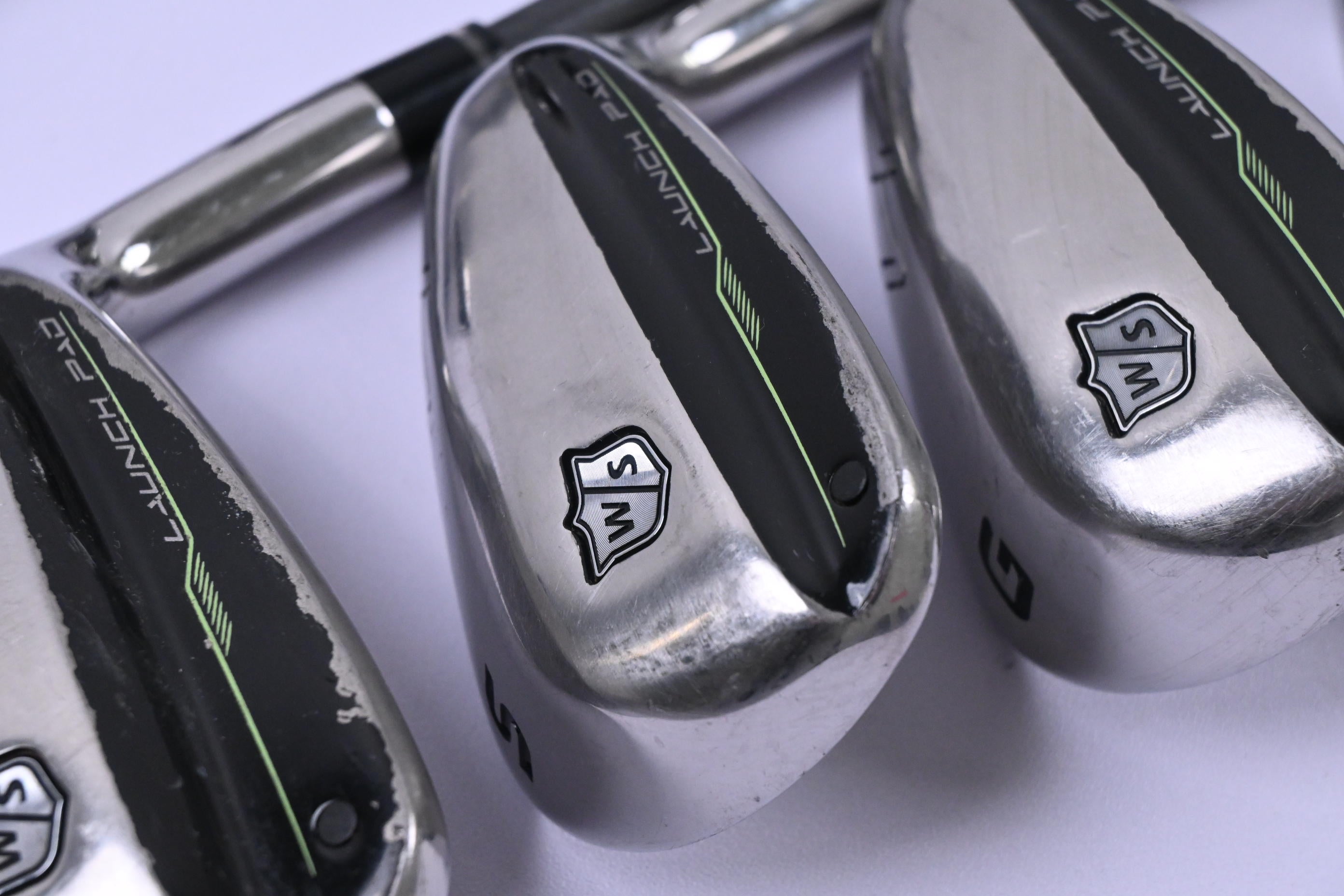 Wilson Launch Pad 2022 Irons / 6-PW+GW+SW / Senior Flex EvenFlow 55 Shafts