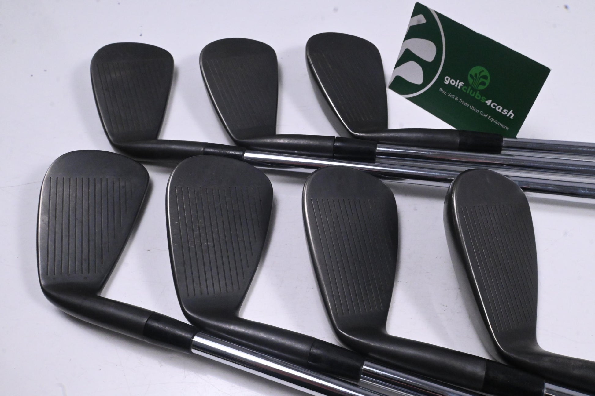 Cobra King Forged Tec 2023 Black Irons / 4-PW / Stiff Flex KBS $-Taper Lite