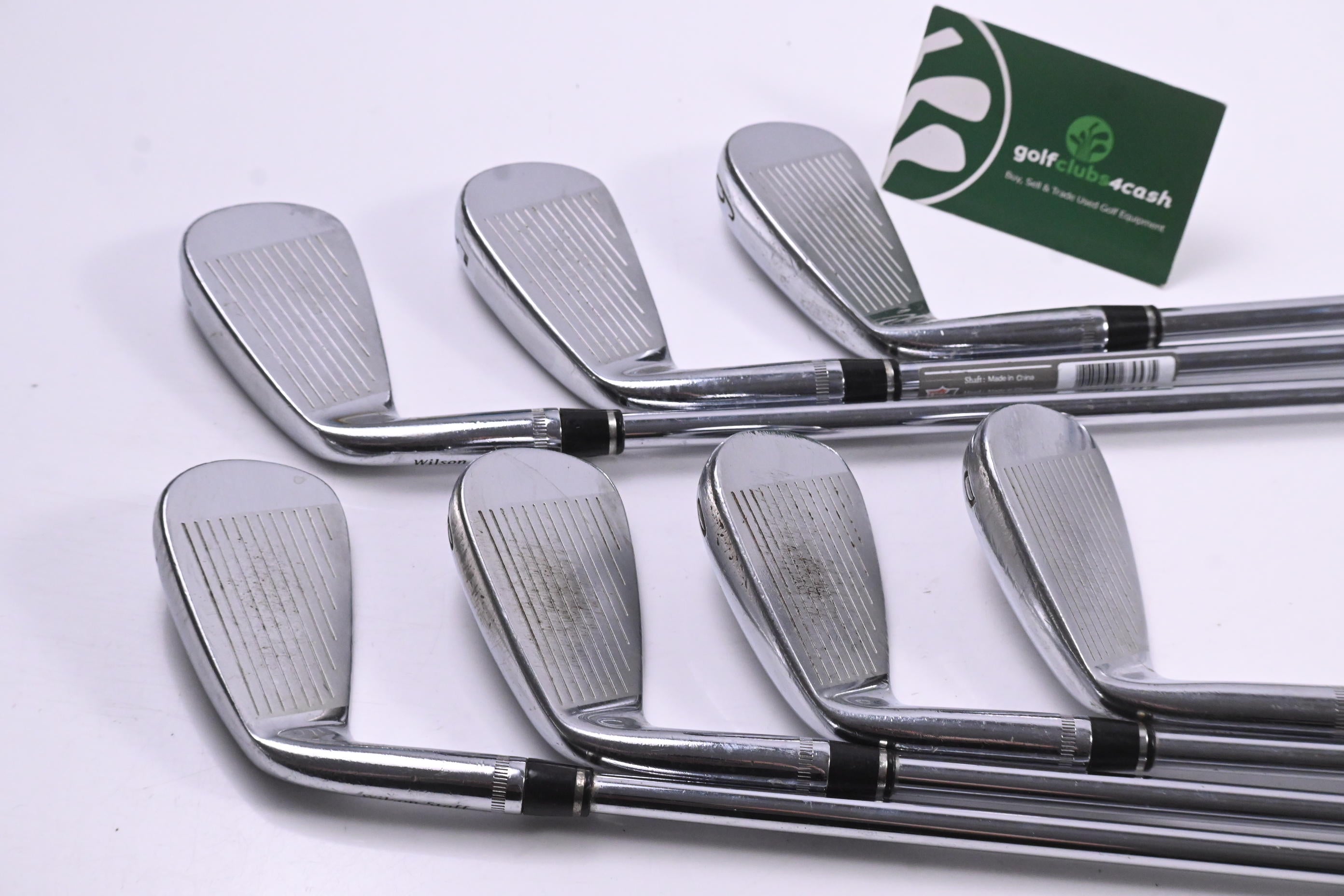 Wilson Staff FG Tour V4 Irons / 4-PW / Stiff Flex Dynamic Gold Pro S300 Shafts