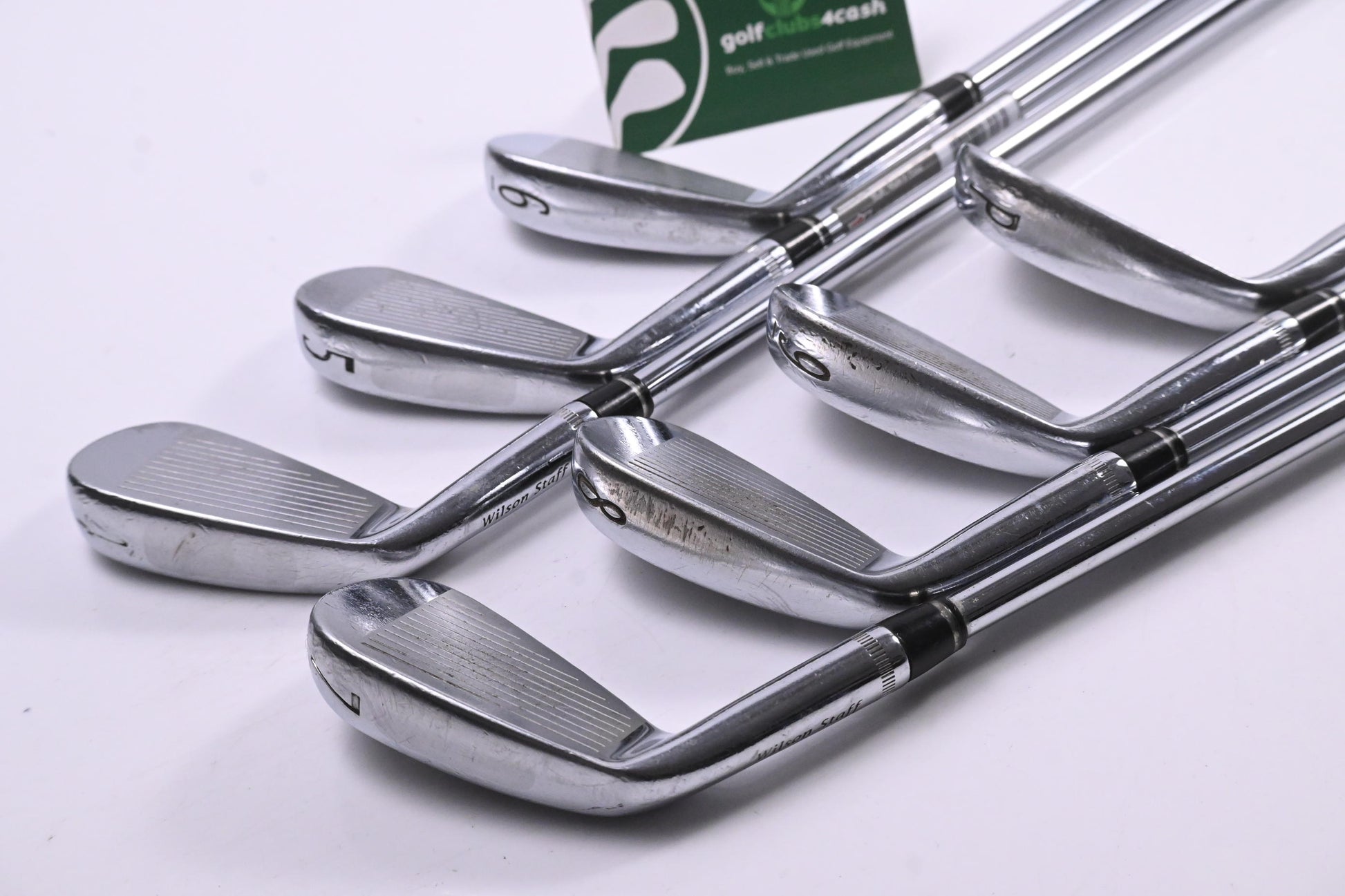 Wilson Staff FG Tour V4 Irons / 4-PW / Stiff Flex Dynamic Gold Pro S300 Shafts