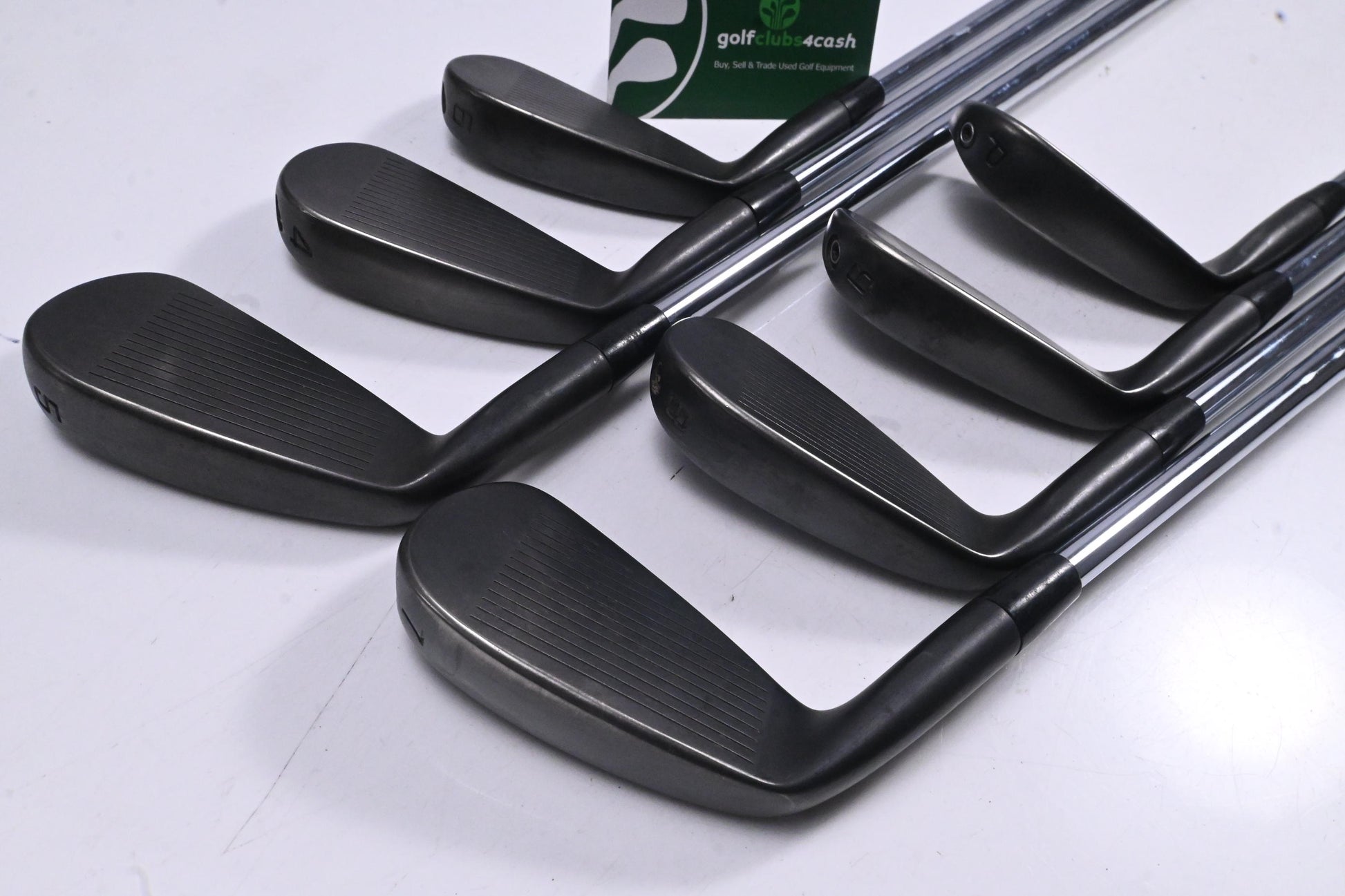 Cobra King Forged Tec 2023 Black Irons / 4-PW / Stiff Flex KBS $-Taper Lite