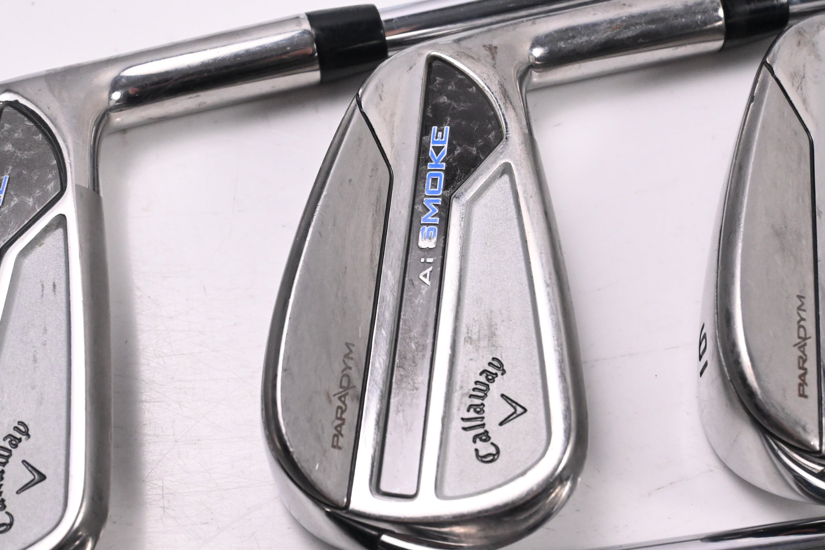 Callaway Paradym Ai Smoke Irons / 4-PW+AW / X-Flex Dynamic Gold MID 115 X100