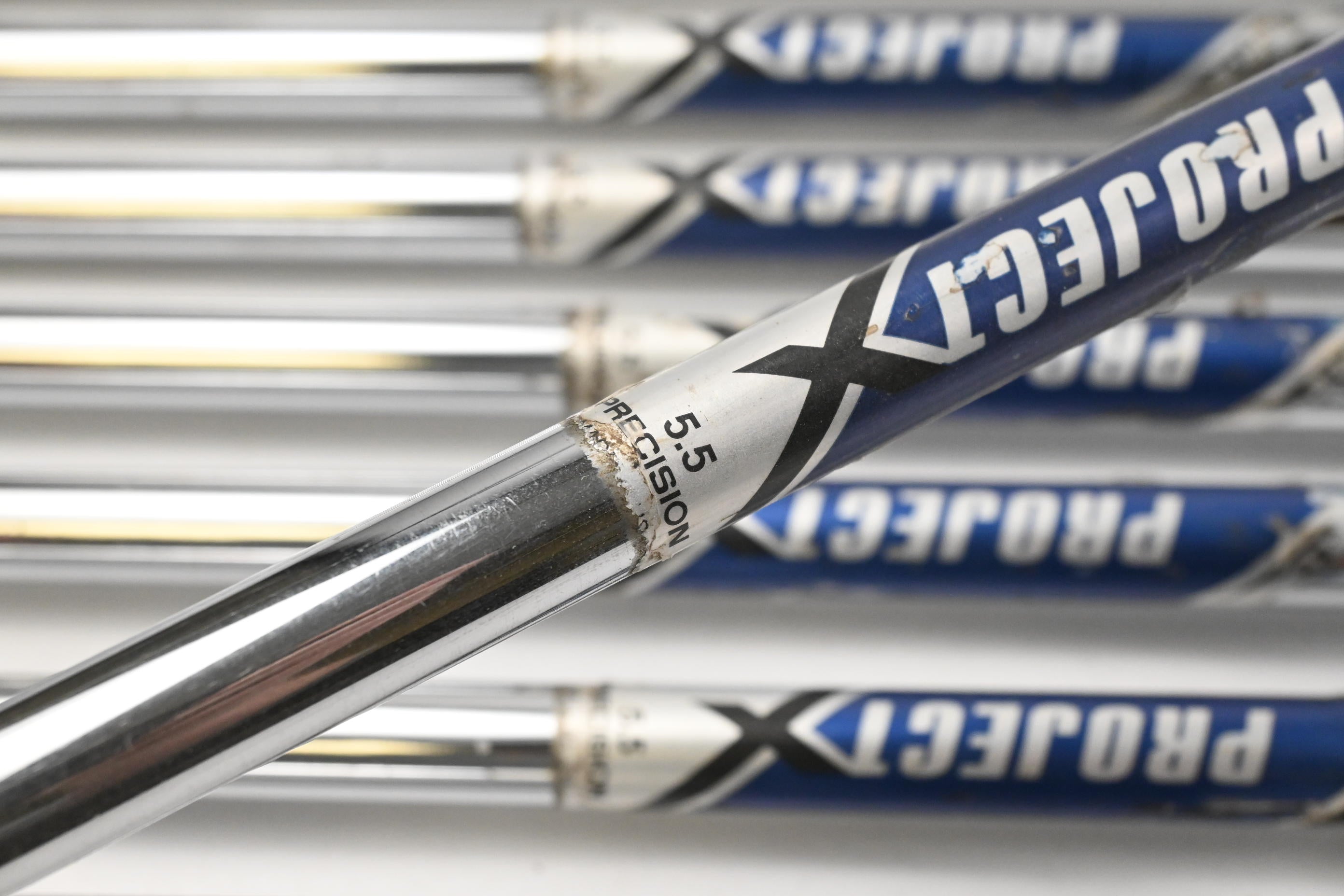 Mizuno MP-59 Irons / 3-PW / Regular+ Flex Project X Rifle Shafts