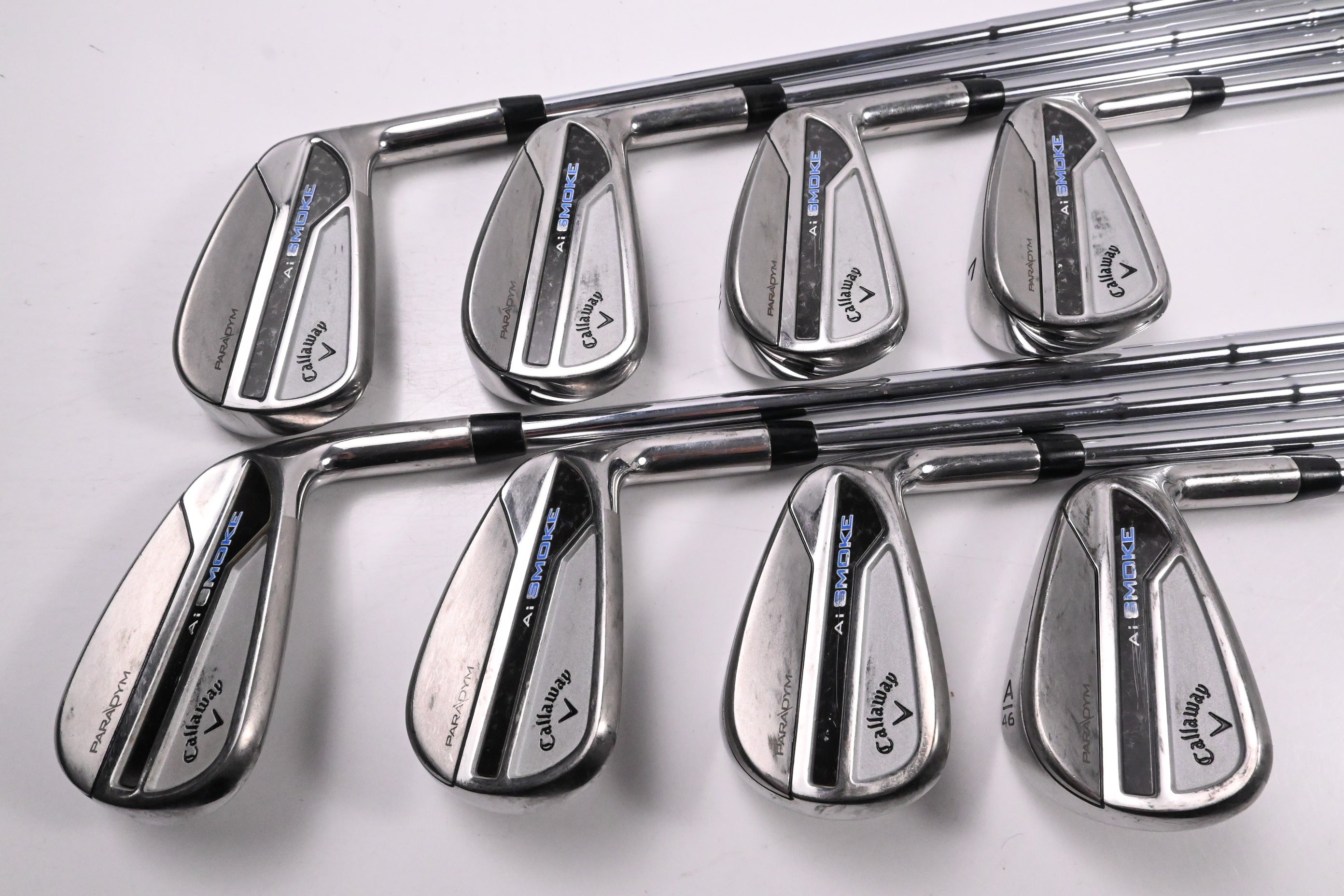 Callaway Paradym Ai Smoke Irons / 4-PW+AW / X-Flex Dynamic Gold MID 115 X100