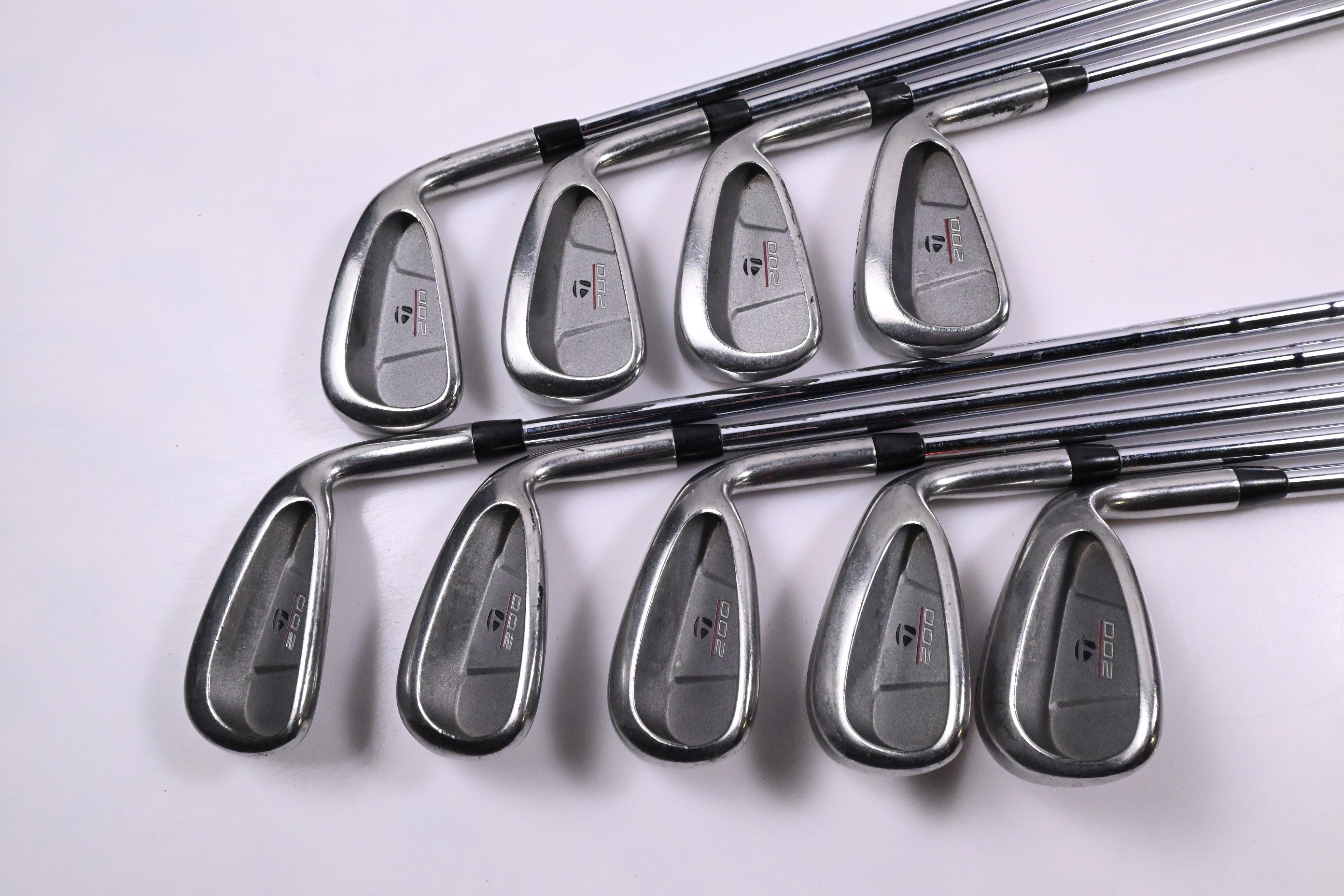 Taylormade 200 Steel Irons / 3-PW+SW / Regular Flex Taylormade 80 Shafts