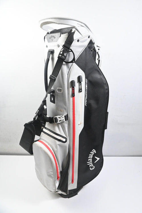 Callaway Fairway C HD Stand Bag / 4-Way Divider / Black, Grey & Red