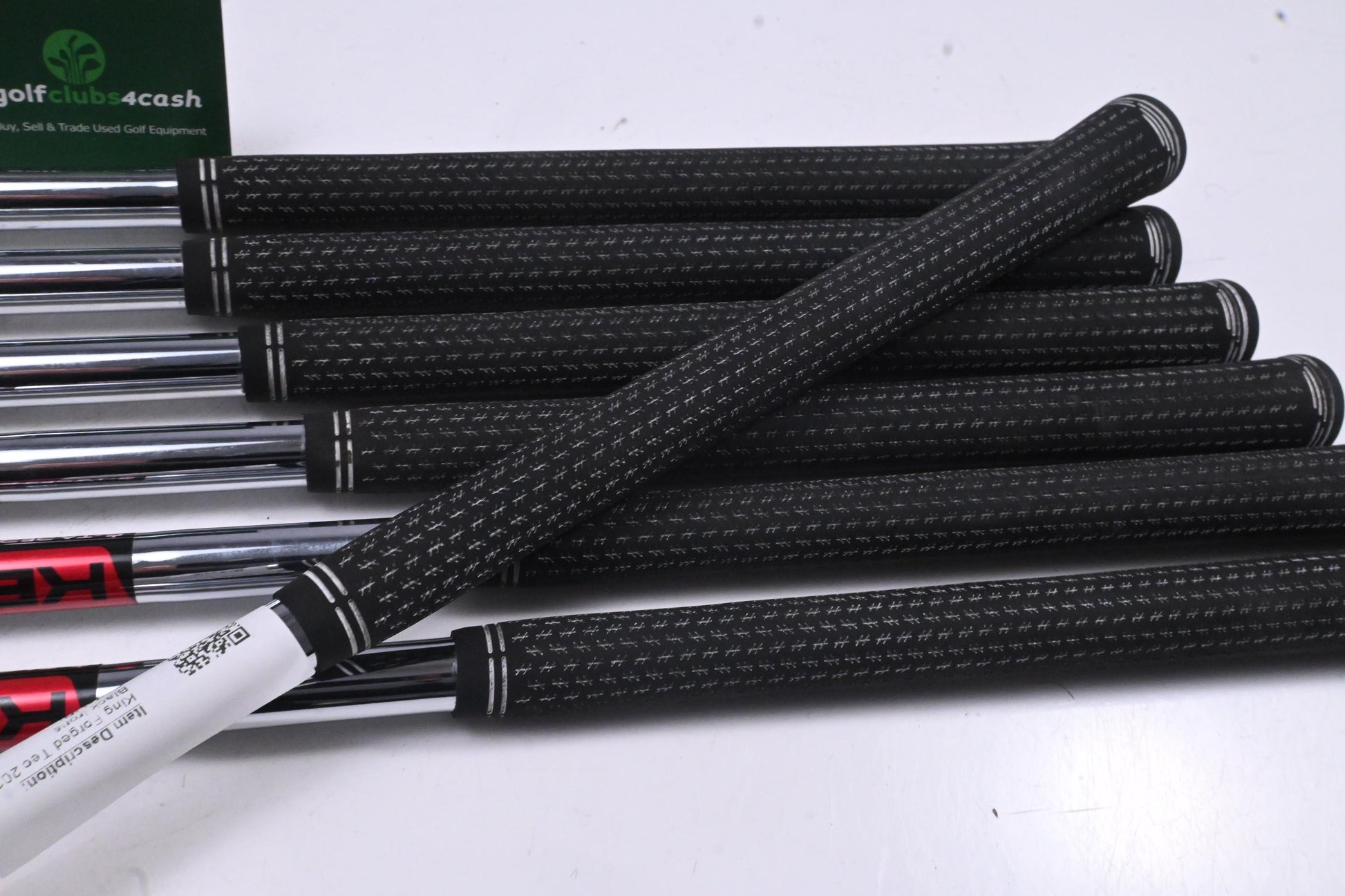 Cobra King Forged Tec 2023 Black Irons / 4-PW / Stiff Flex KBS $-Taper Lite