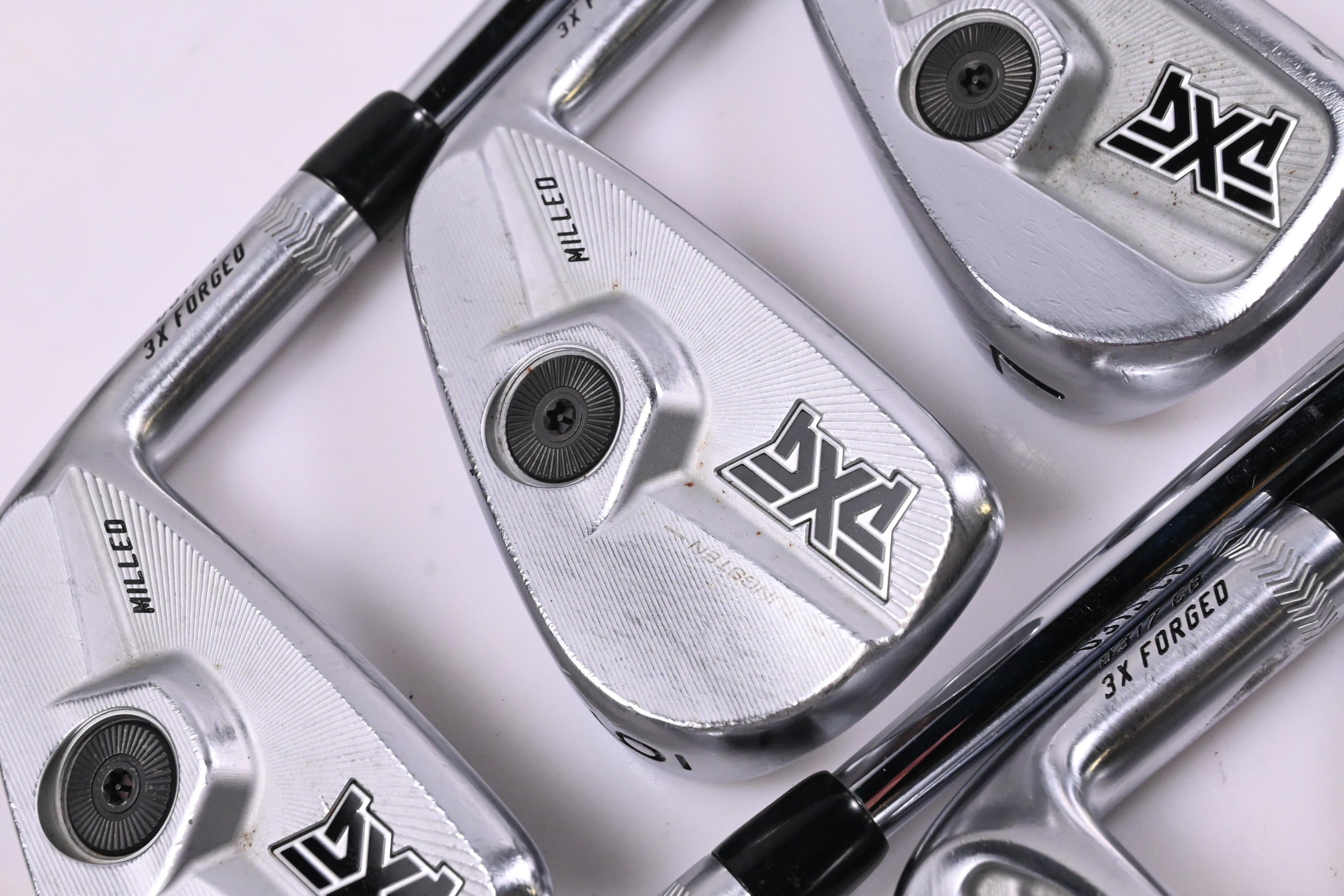 PXG 0317 T/CB Milled Irons / 5-PW / Stiff Flex N.S.Pro Modus³ Tour 105 Shafts