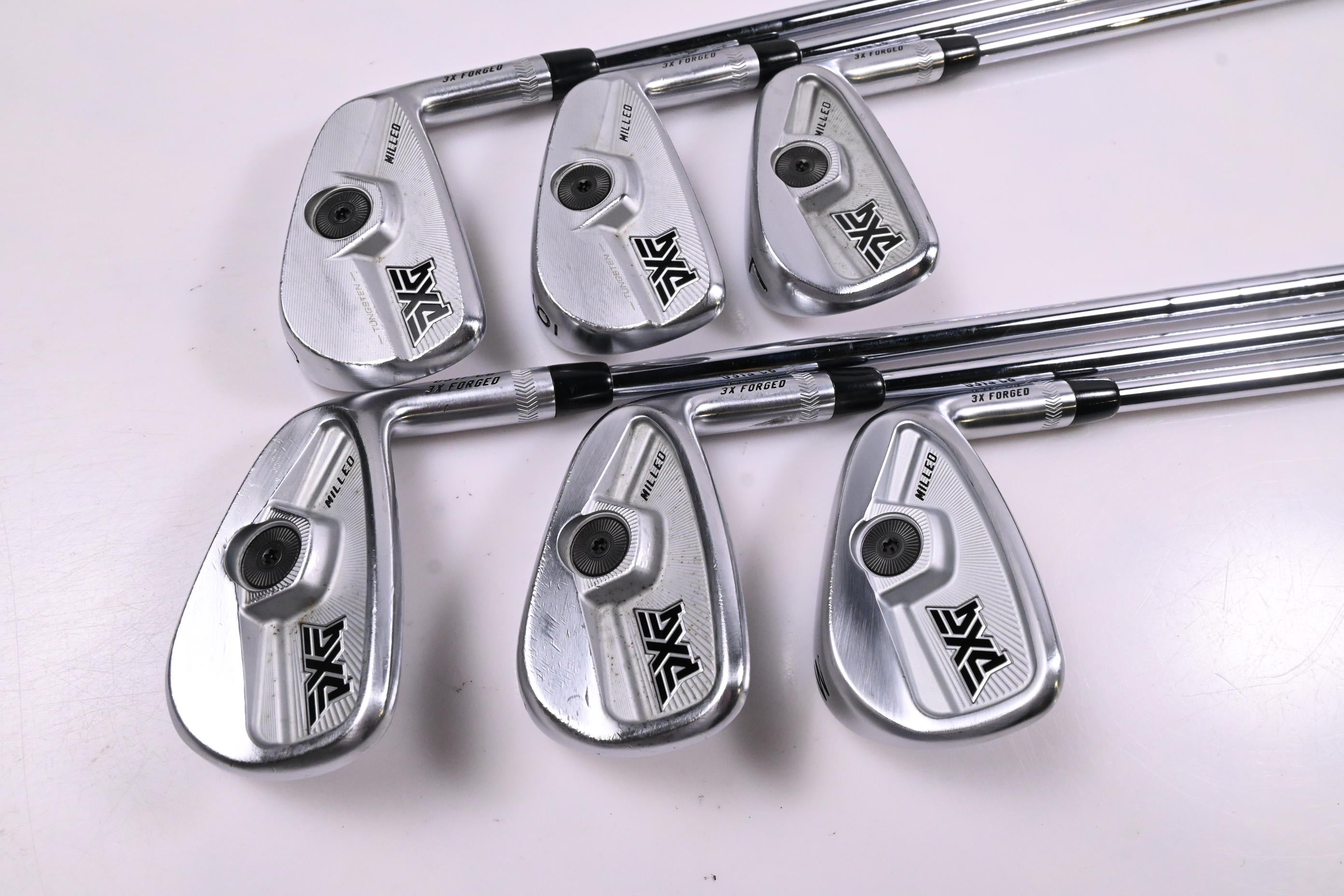 PXG 0317 T/CB Milled Irons / 5-PW / Stiff Flex N.S.Pro Modus³ Tour 105 Shafts