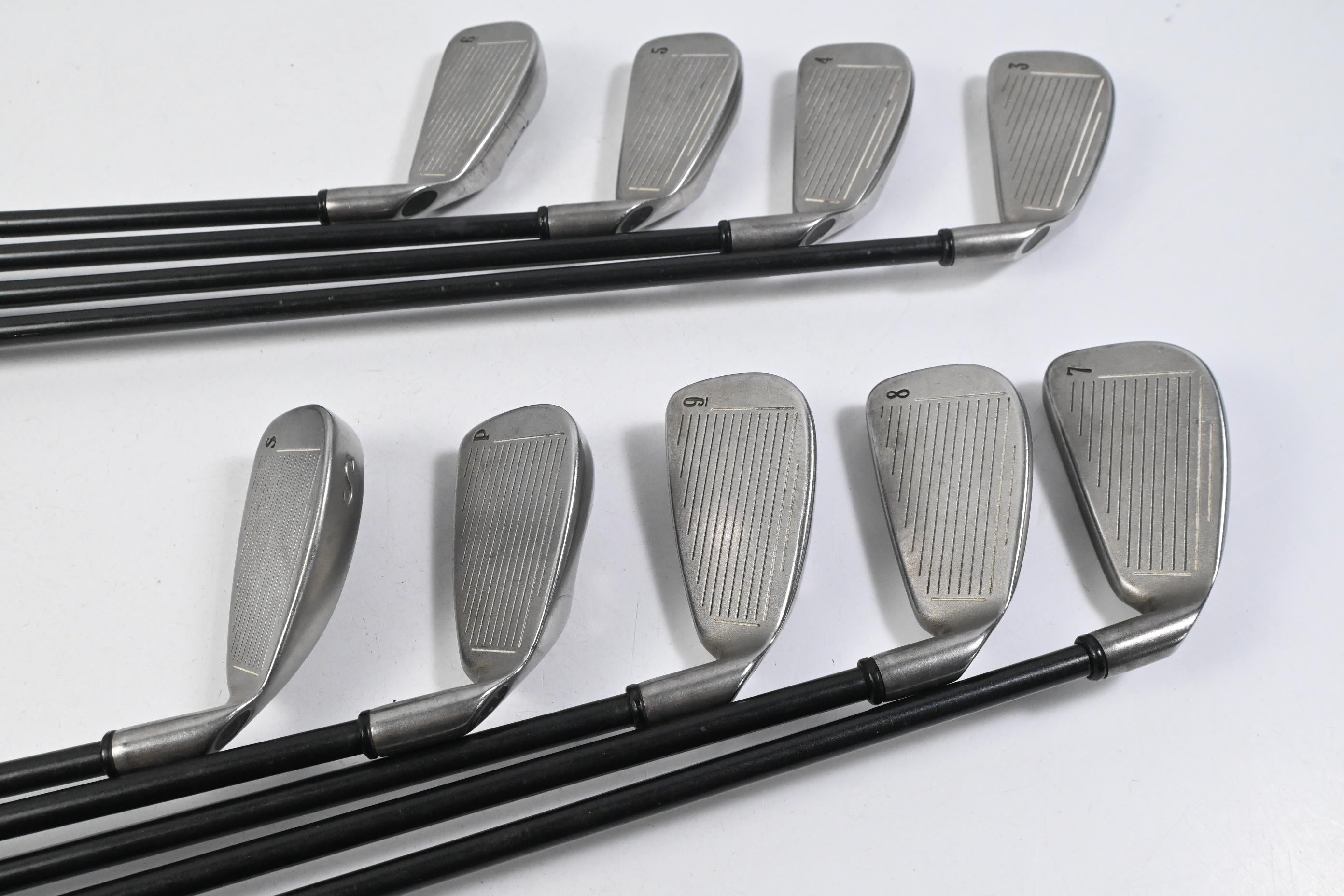 Left Hand Callaway Big Bertha 1996 Irons / 3-PW / Regular Flex RCH 96 Shafts