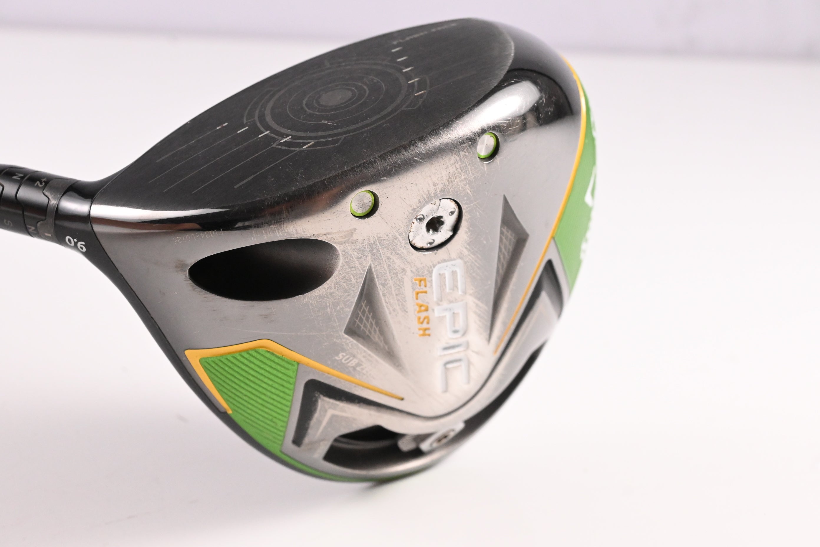 Left Hand Callaway Epic Flash Sub Zero Driver / 9 Degree / Stiff Flex AV Blue 65