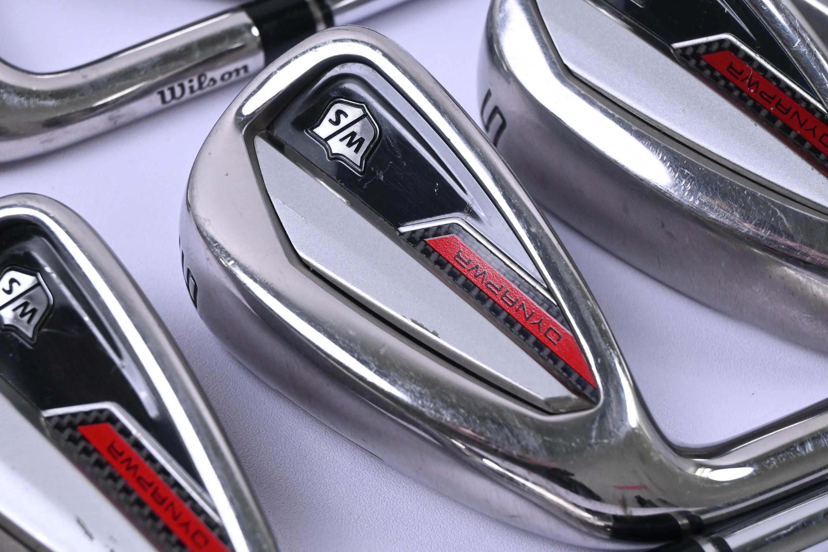 Left Hand Wilson Dynapower 2023 Irons / 5-PW+SW / Regular Flex KBS Max Ultralite