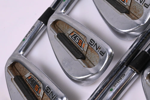 Ping S57 Irons / 4-PW / Green Dot / Stiff Flex Dynamic Gold S300 Shafts