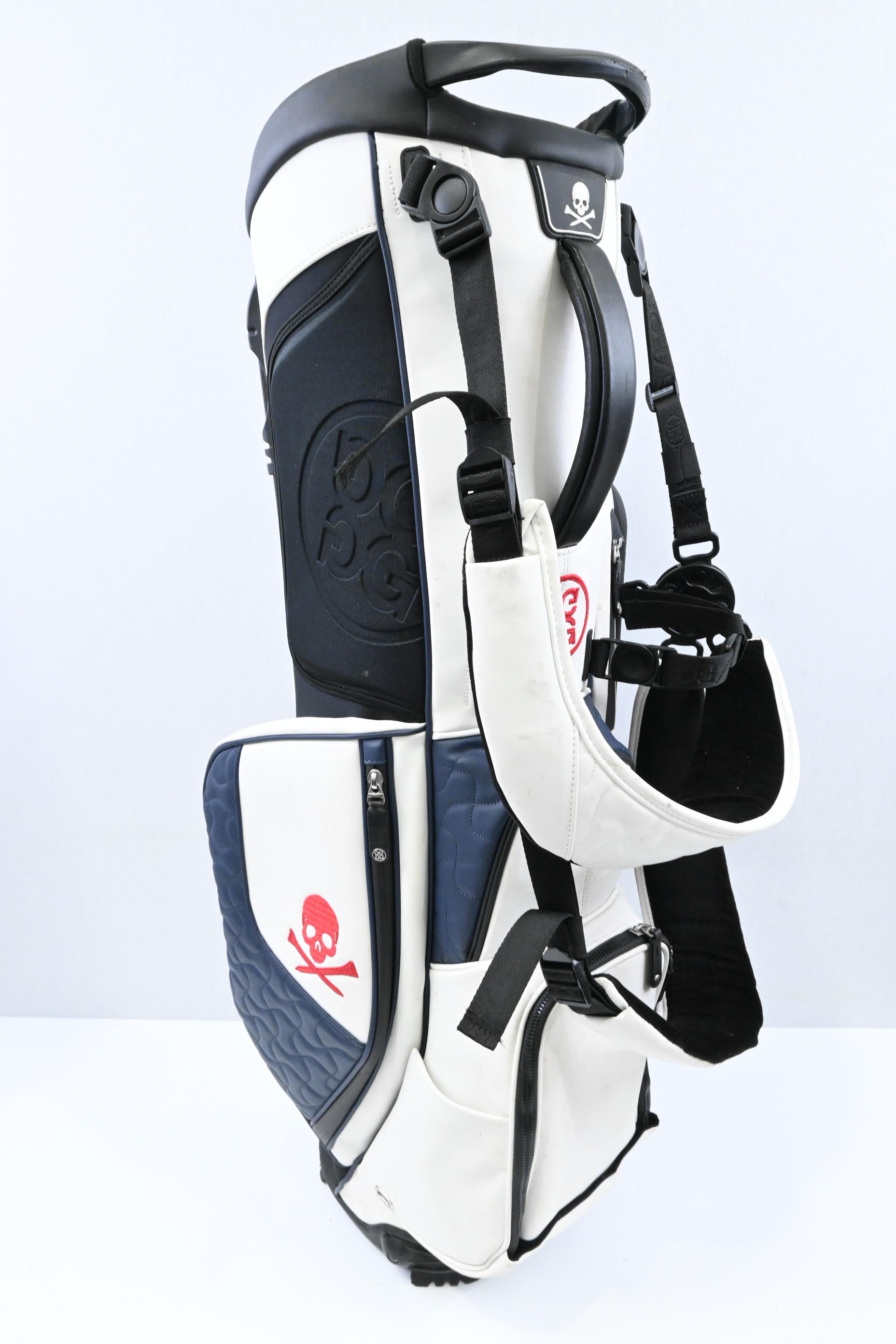 G-Fore Stand Bag / 4-Way / White, Navy, Red