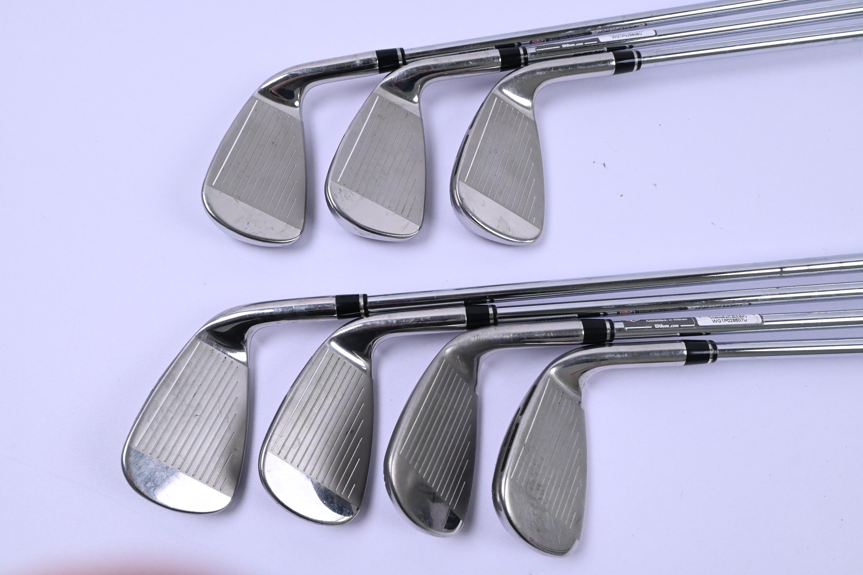 Left Hand Wilson Dynapower 2023 Irons / 5-PW+SW / Regular Flex KBS Max Ultralite