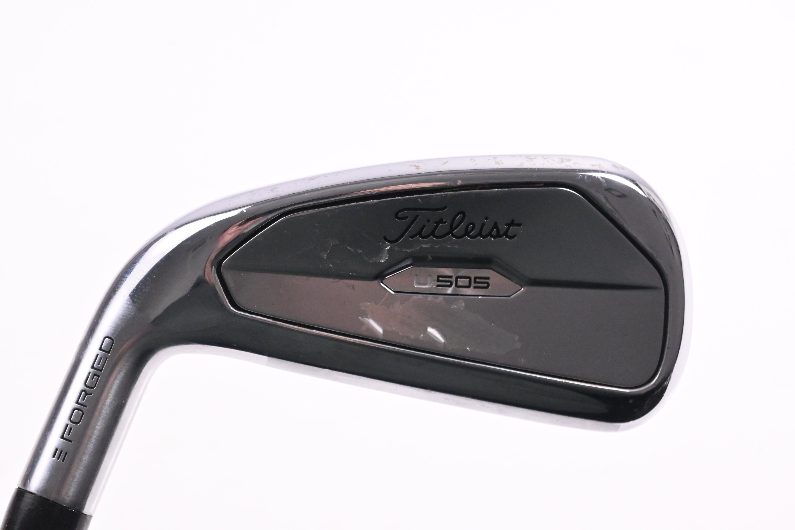 Left Hand Titleist U505 2023 #3 Iron / 20 Degree / Stiff Flex HZRDUS Black 80
