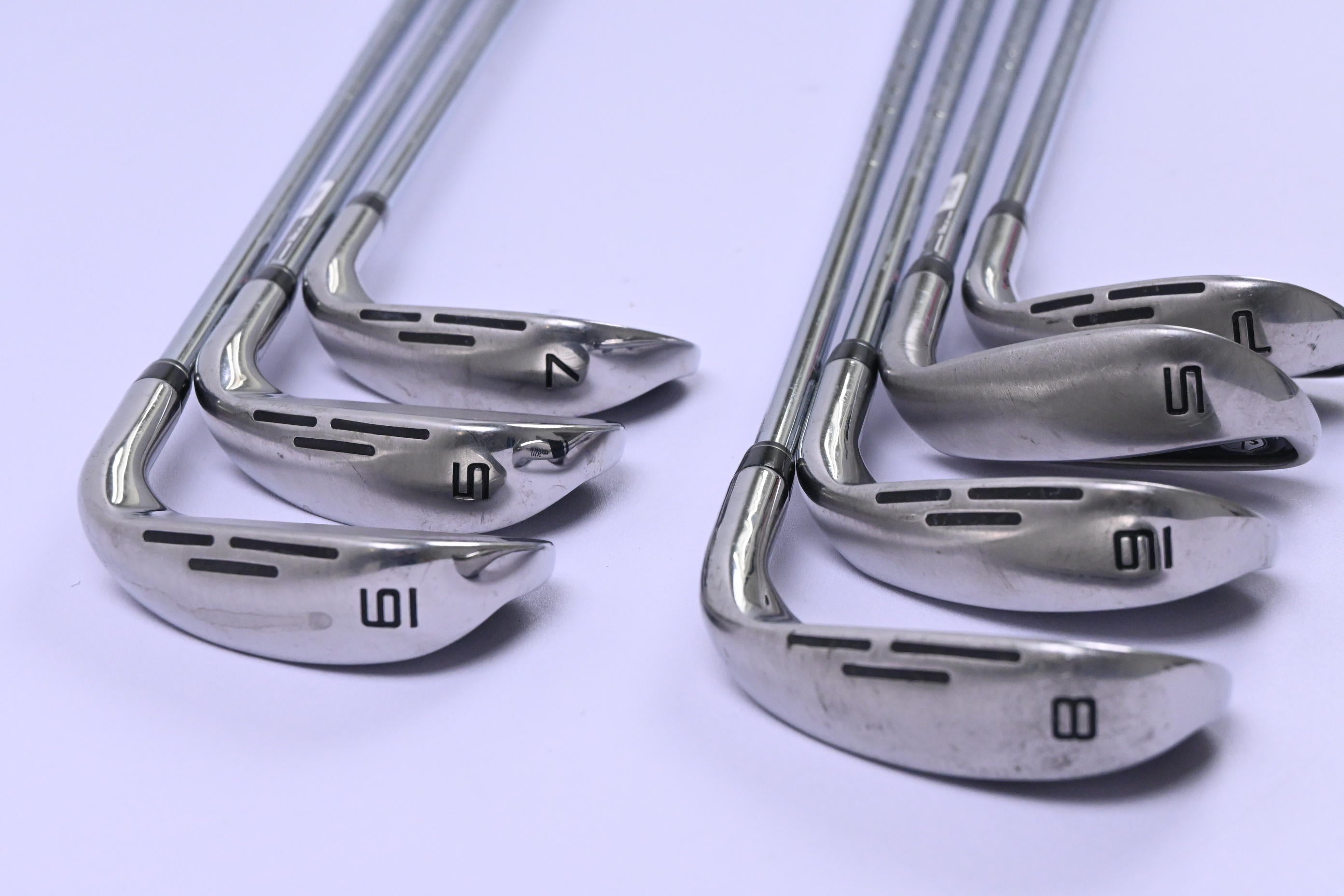 Left Hand Wilson Dynapower 2023 Irons / 5-PW+SW / Regular Flex KBS Max Ultralite