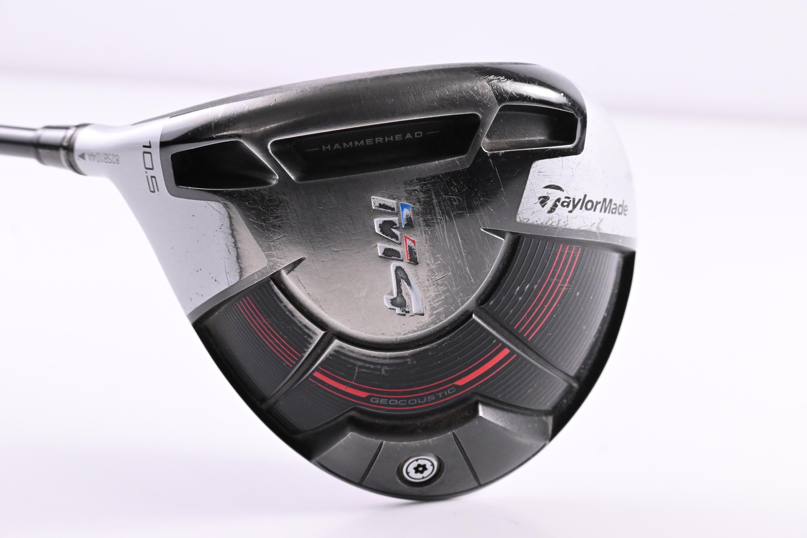 Left Hand Taylormade M4 Driver / 10.5 Degree / Regular Flex HZRDUS Black 62