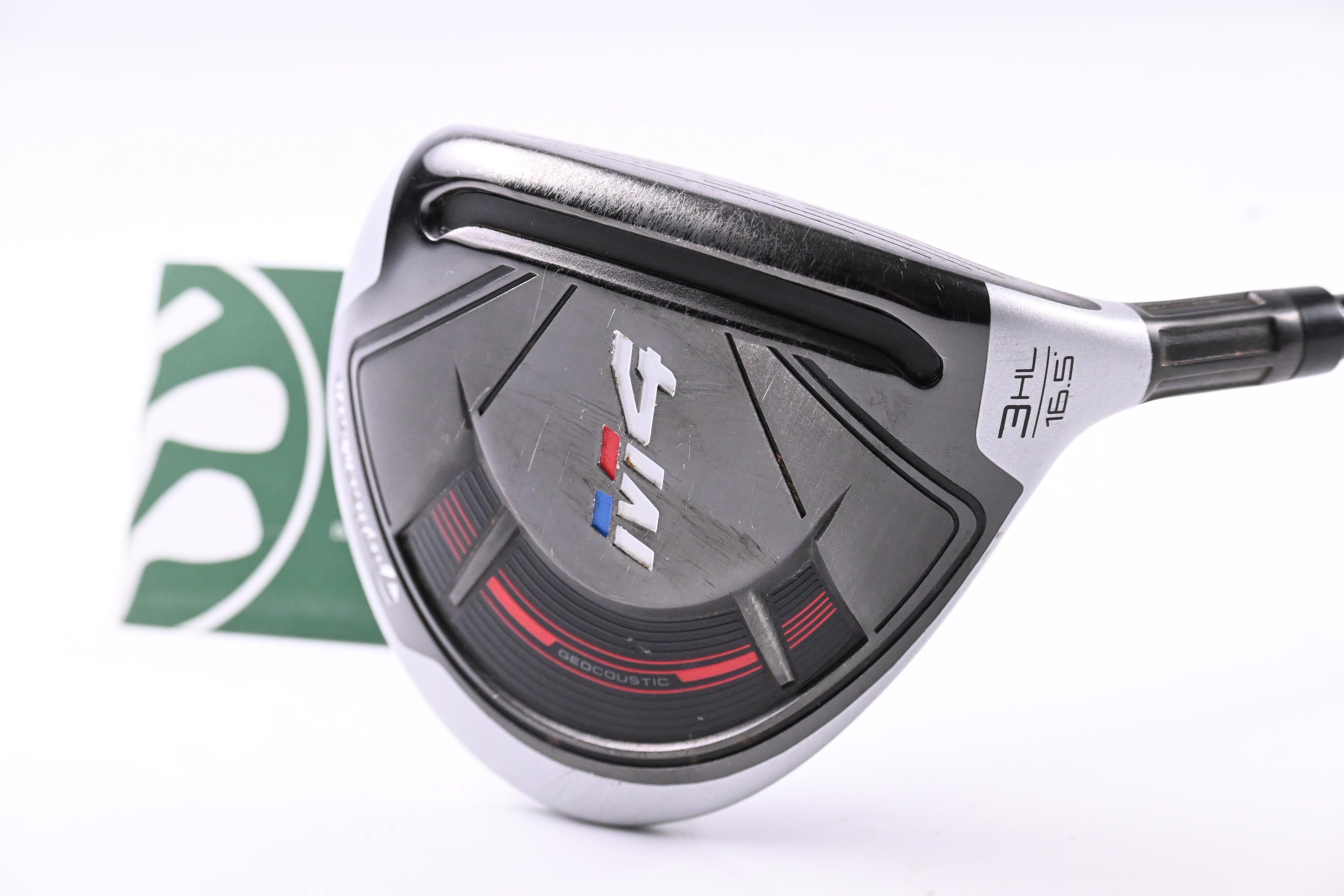 Taylormade M4 #3HL Wood / 16.5 Degree / Senior Flex Fujikura Atmos Red 5 Shaft