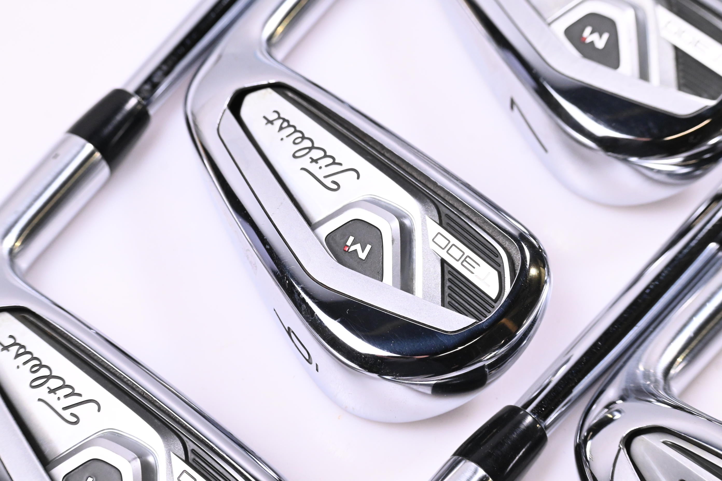 Titleist T300 2021 Irons / 5-PW+48°+53° / Stiff Flex AMT Tour White S300 Shafts