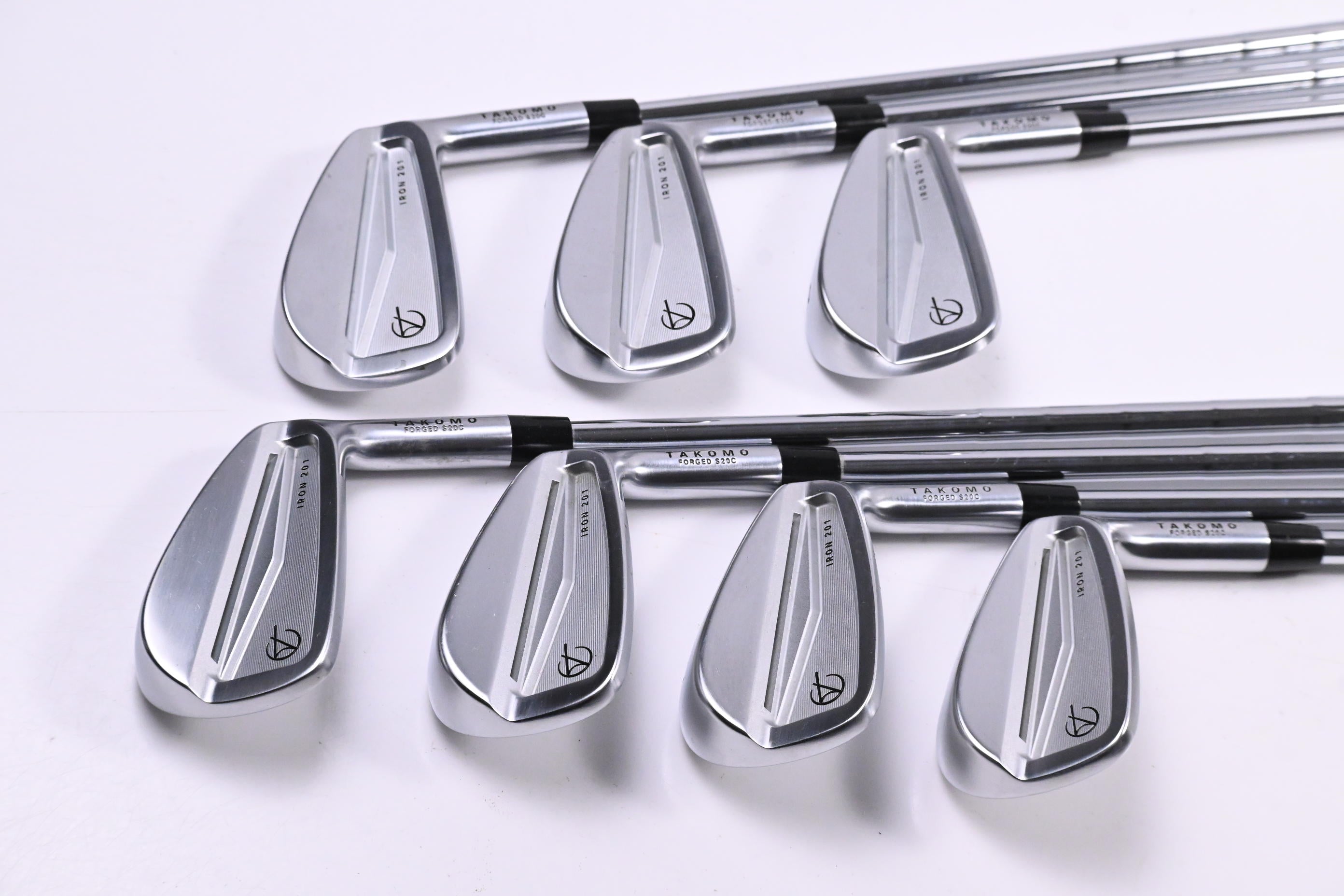 Takomo 201 Irons / 4-PW / Stiff Flex KBS Tour 120 Shafts