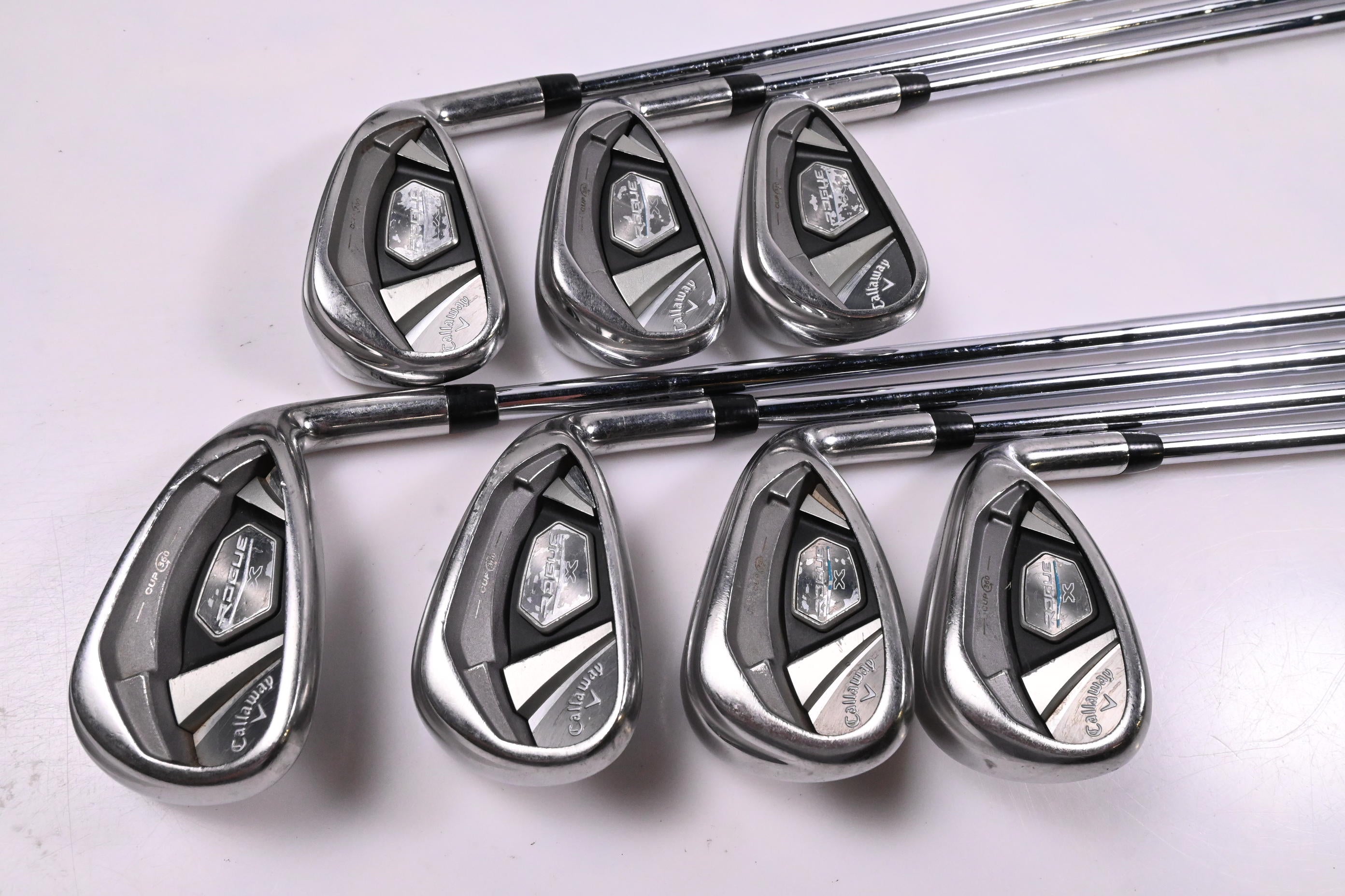 Callaway Rogue Irons / 5-PW+GW / Regular Flex SpeedStep 80 Shafts